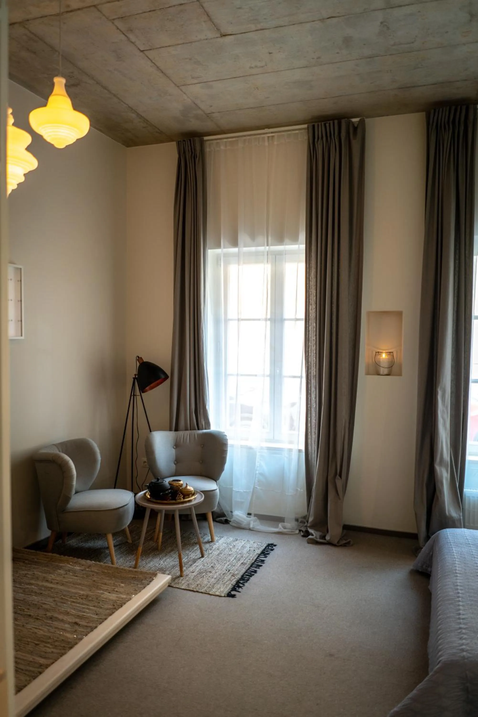 Seating area in Mai Ram Yoga House