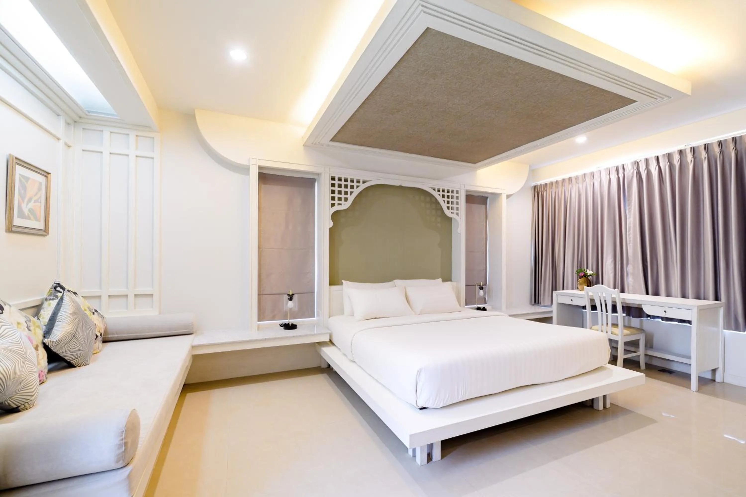 Bedroom, Bed in Villa Pimmada