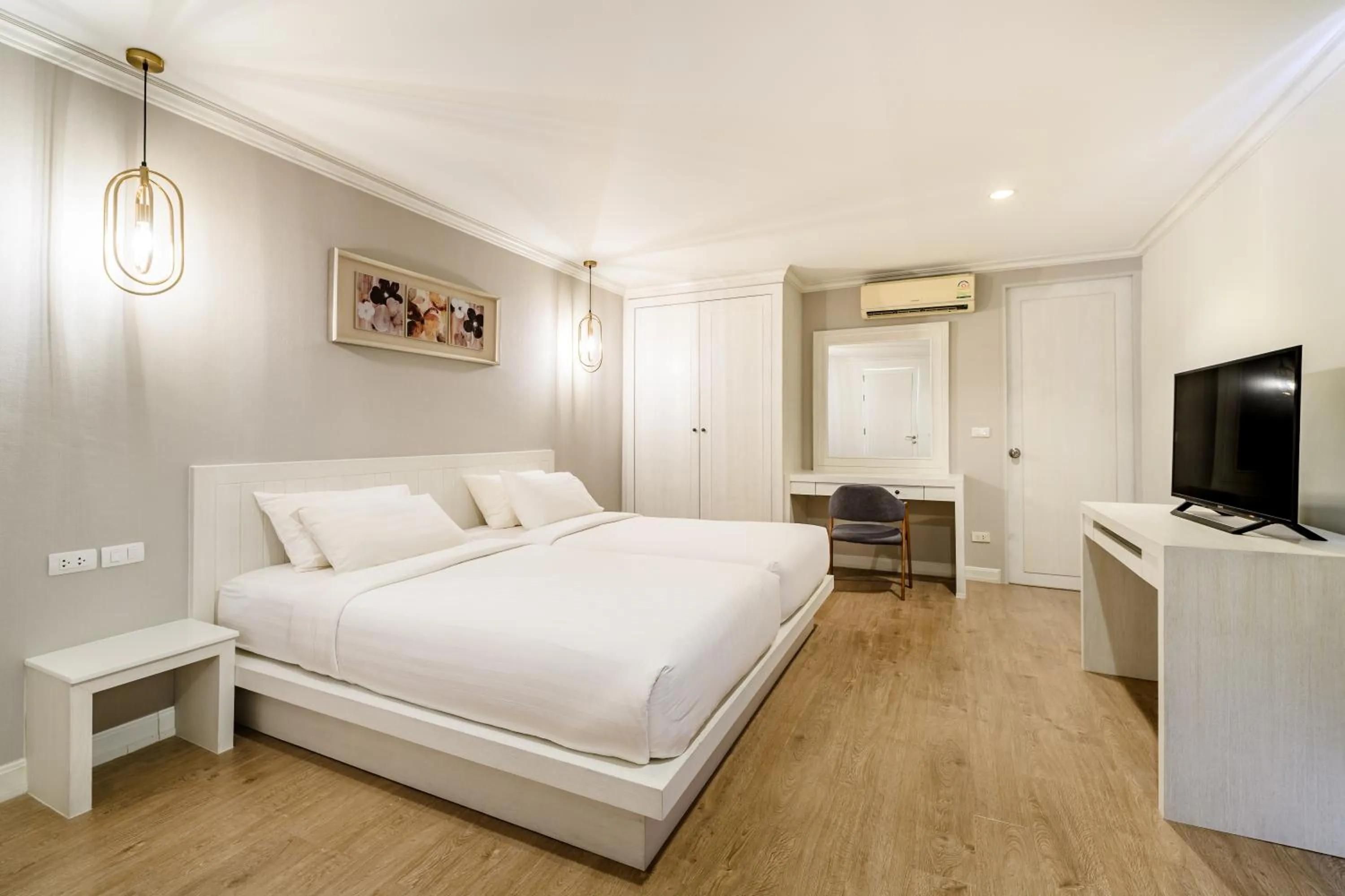 Bedroom, Bed in Villa Pimmada