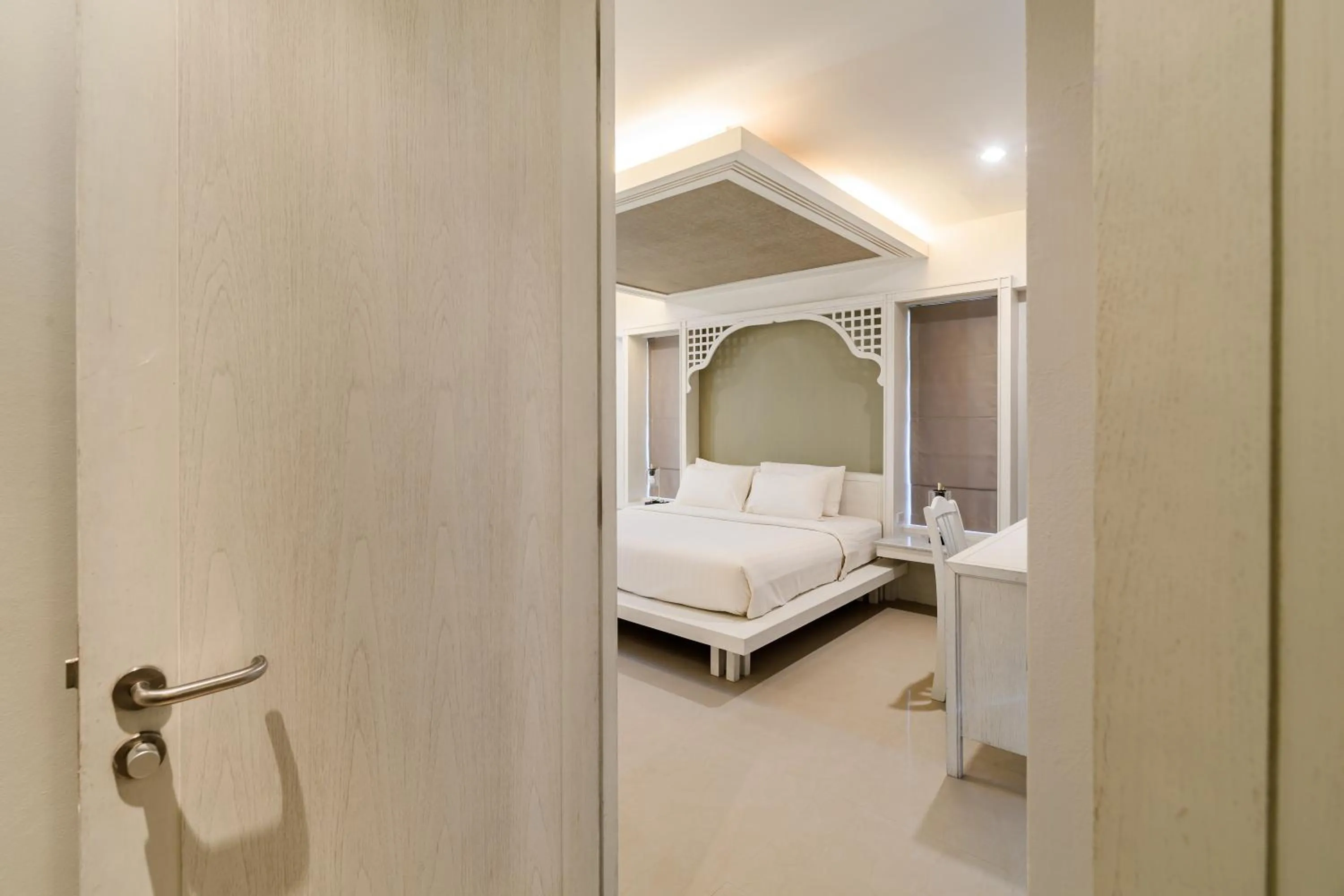 Bedroom, Bed in Villa Pimmada