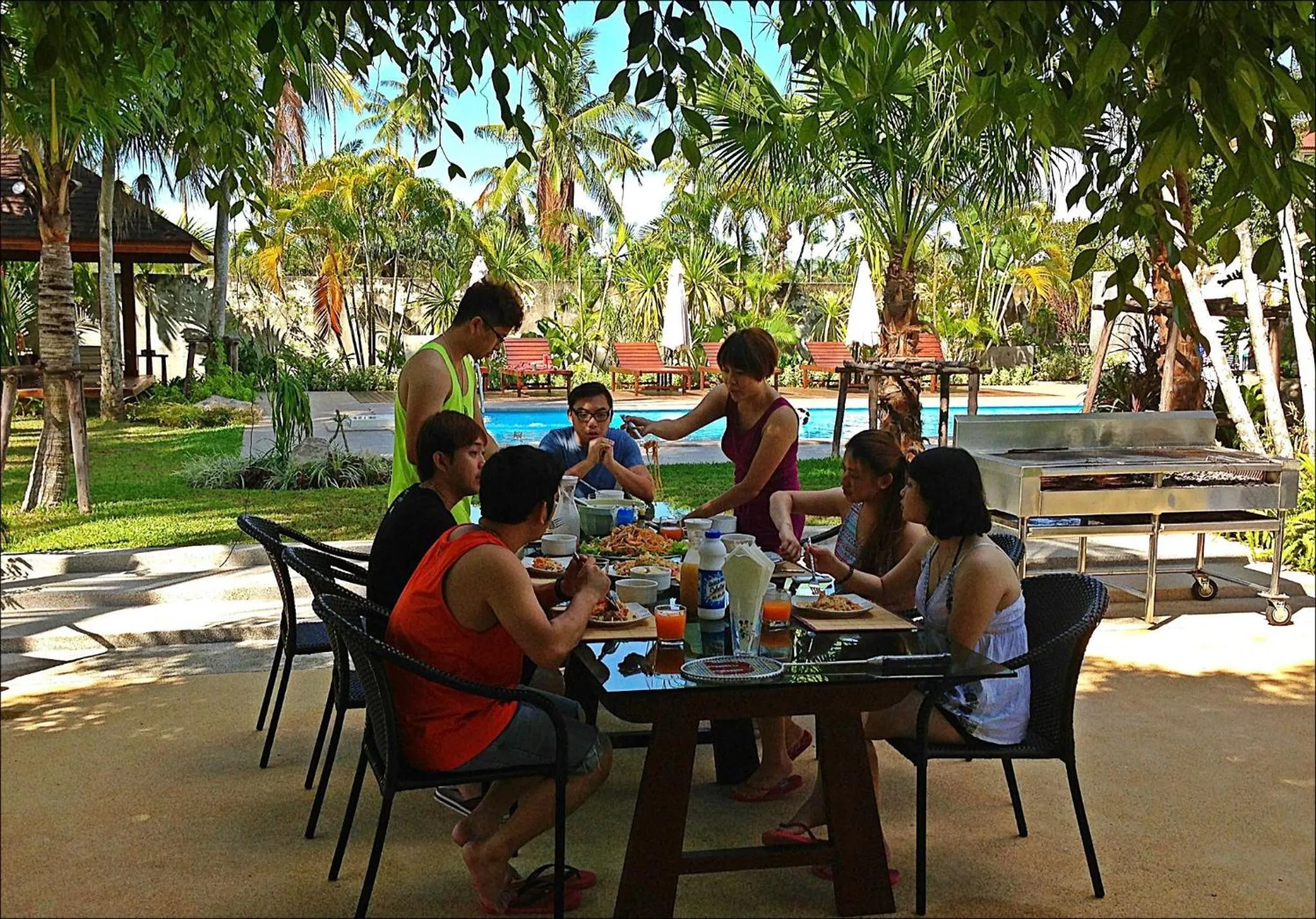 Garden in Villa Pimmada