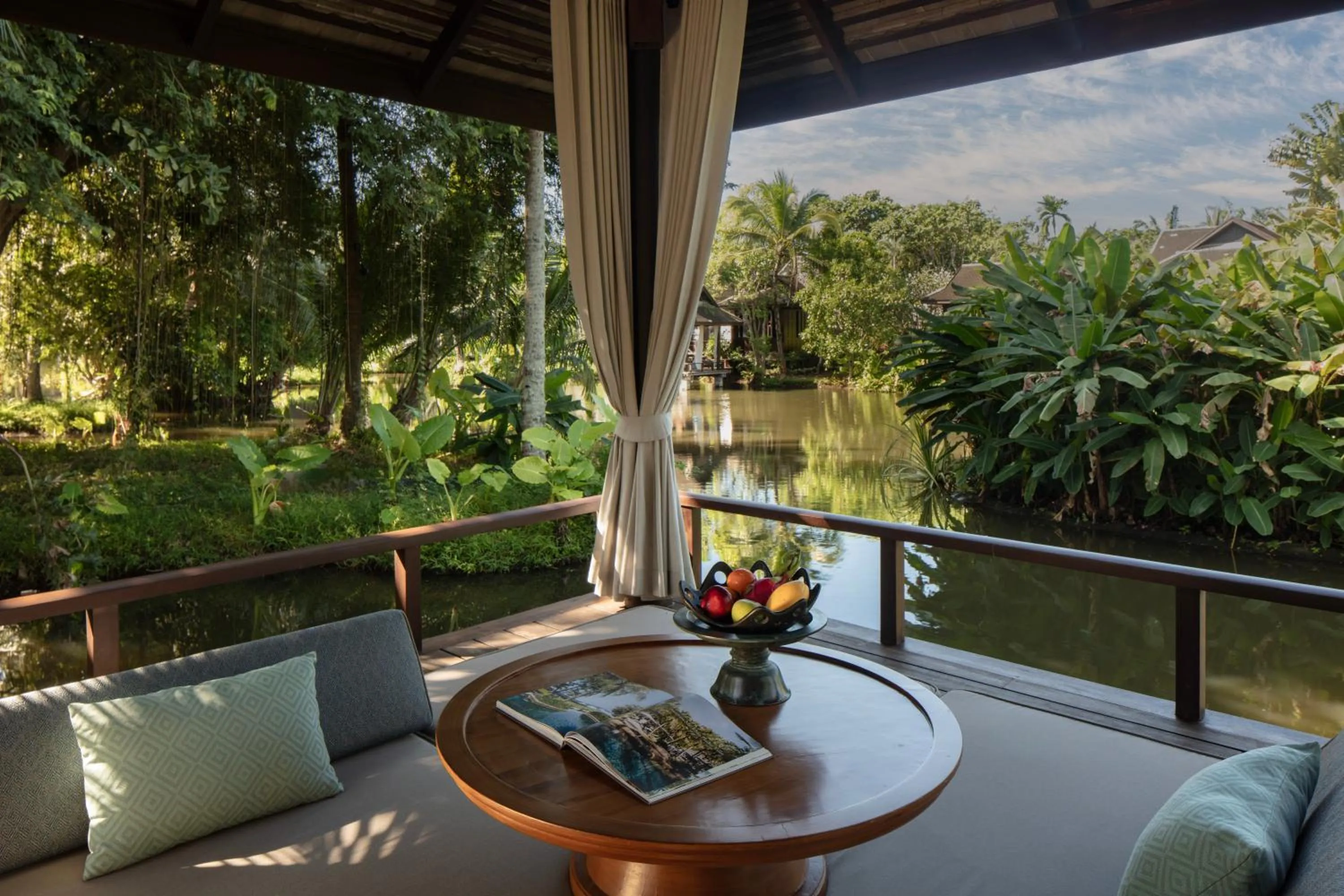 Seating area in Anantara Mai Khao Phuket Villas