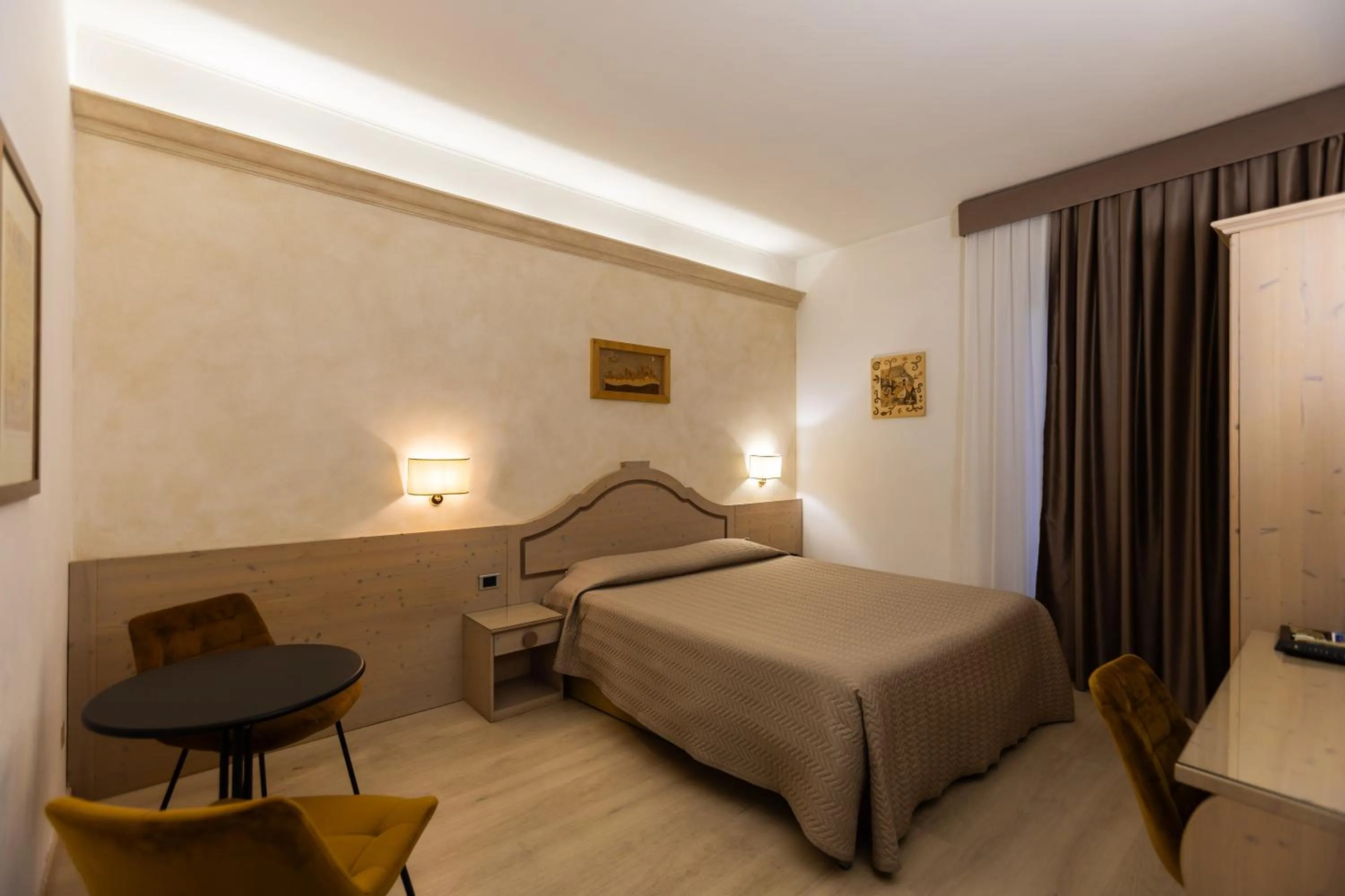 Bed in Hotel Gialletti