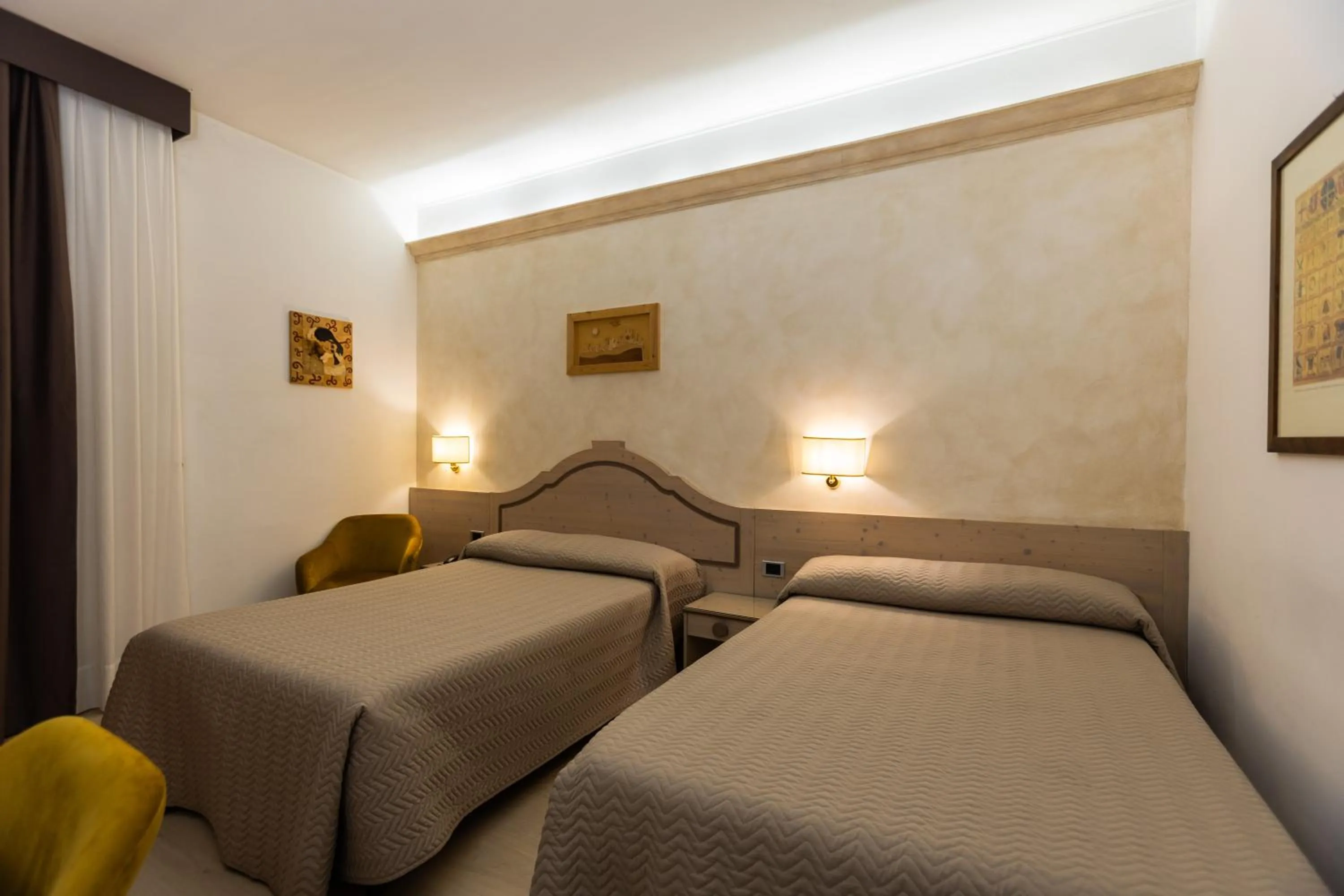 Bedroom, Bed in Hotel Gialletti