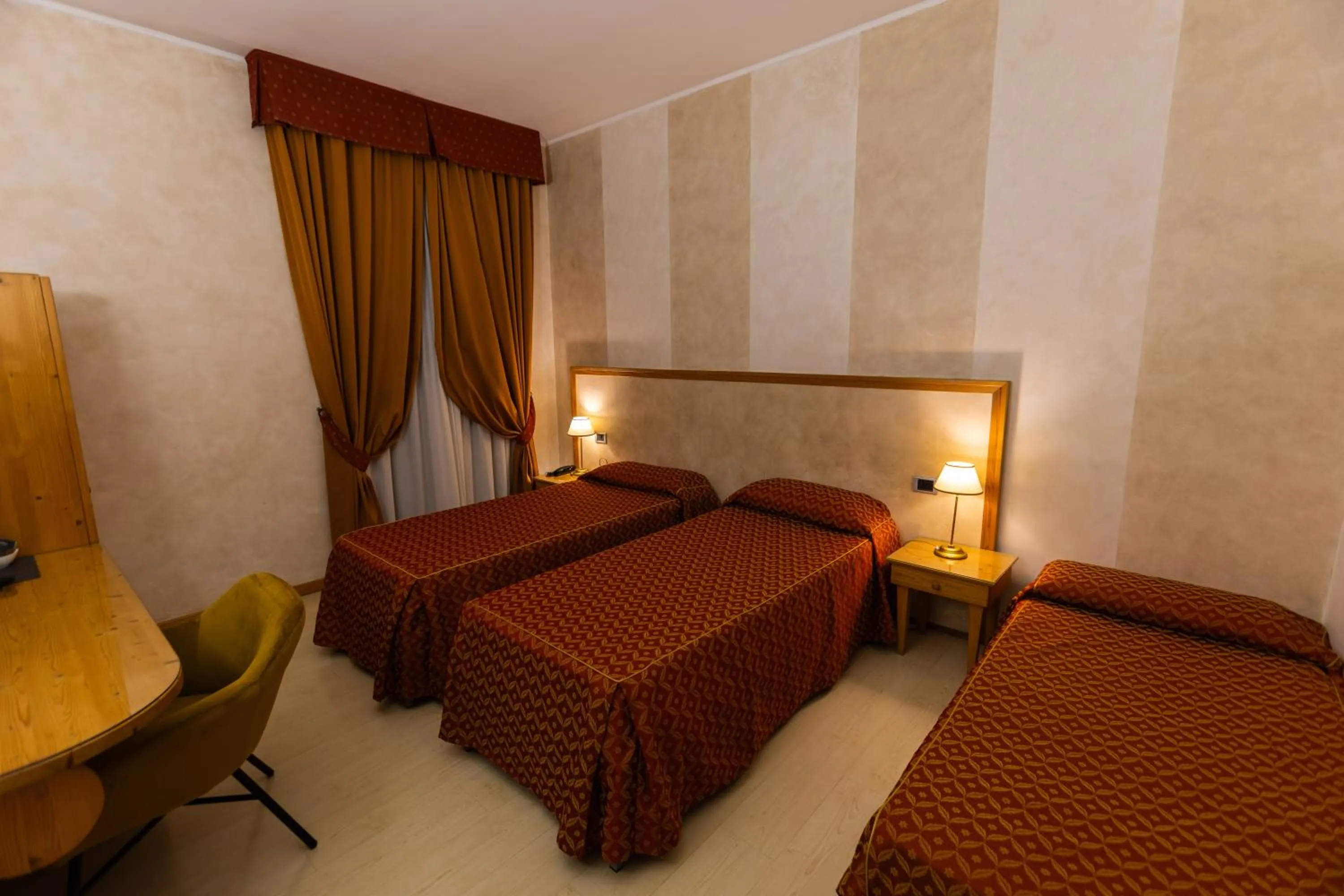 Bed in Hotel Gialletti