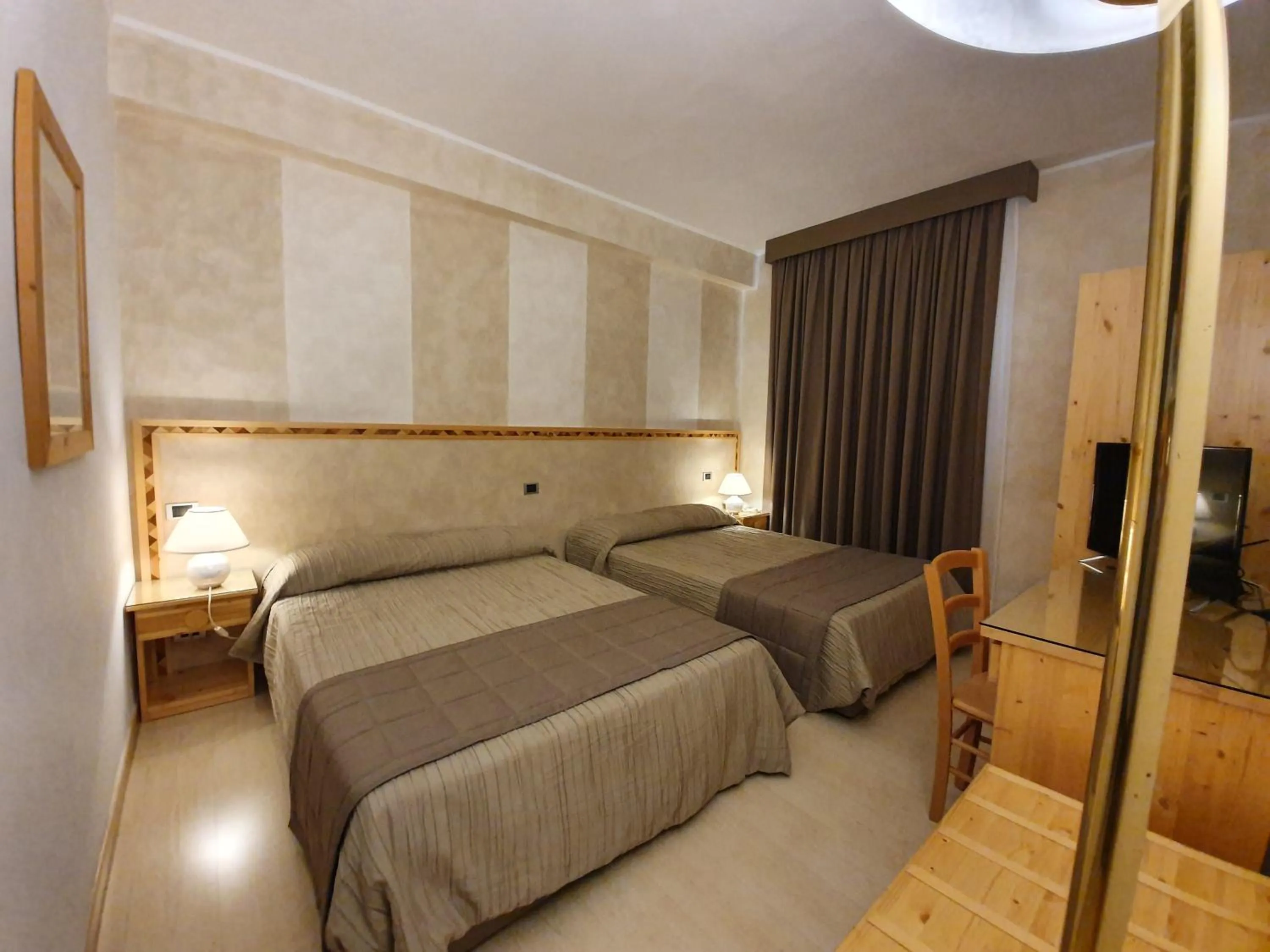 Bed in Hotel Gialletti