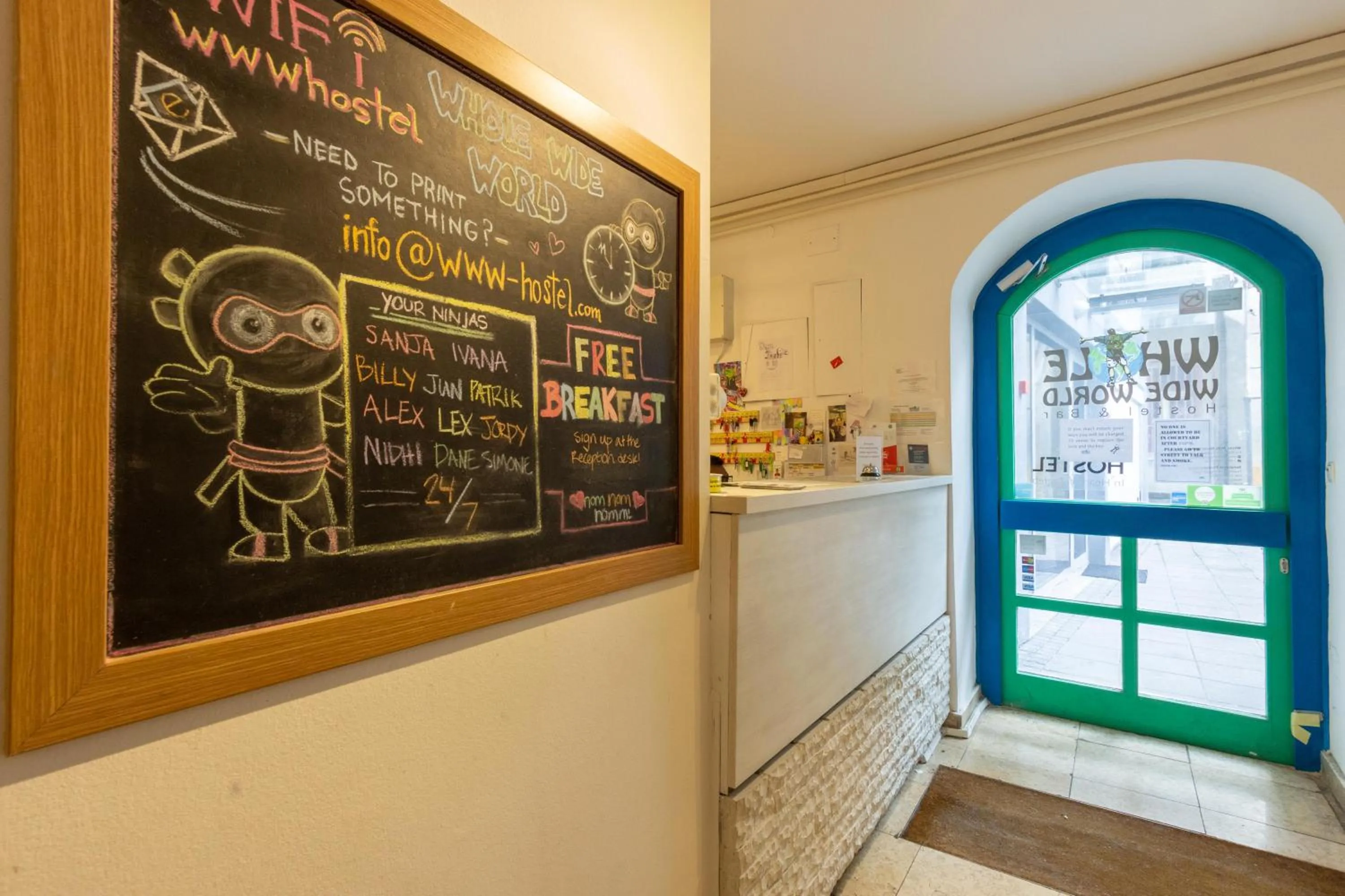 Activities in Whole Wide World Hostel