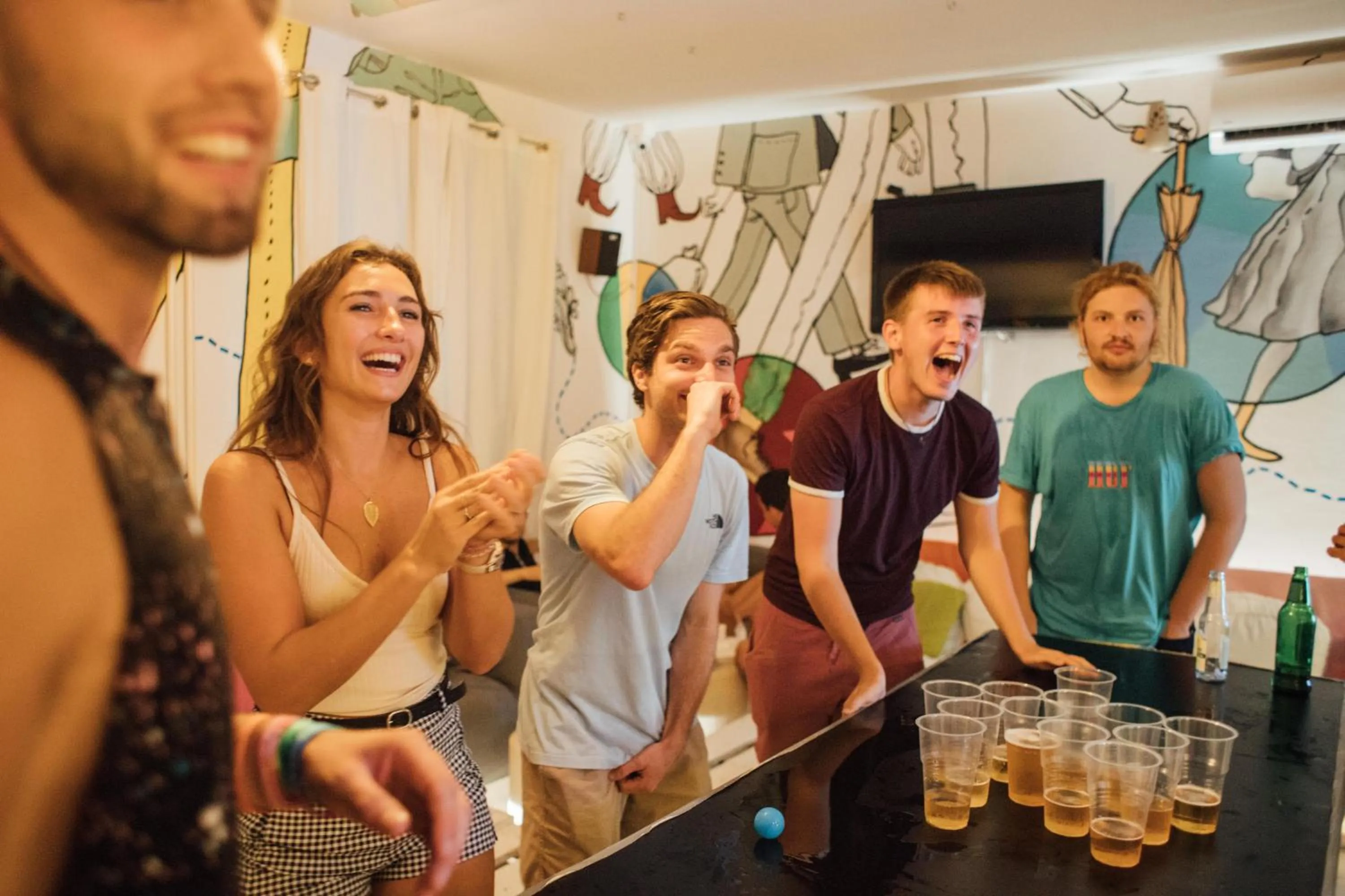 People in Whole Wide World Hostel