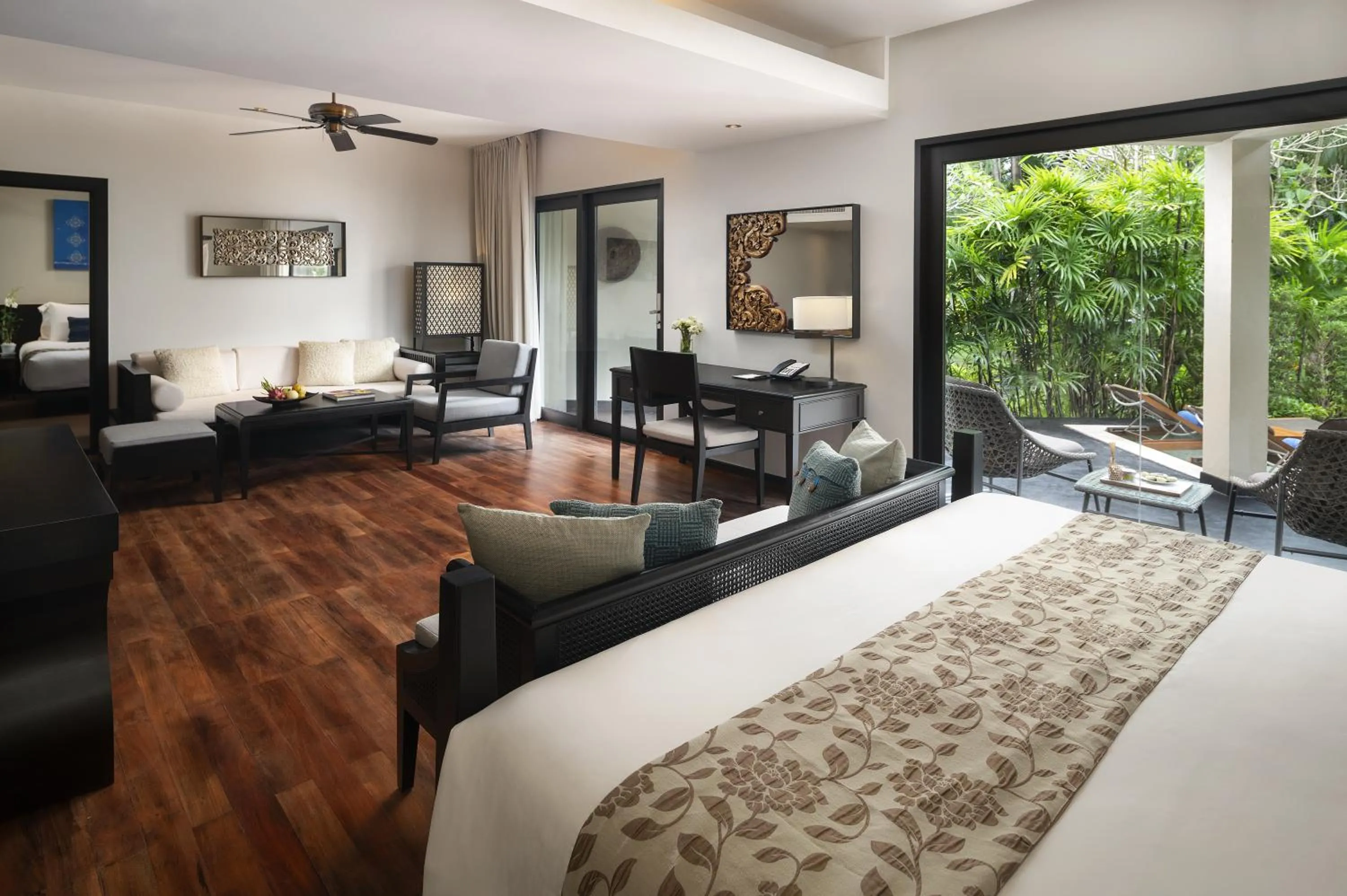 Bed in Anantara Bophut Koh Samui Resort