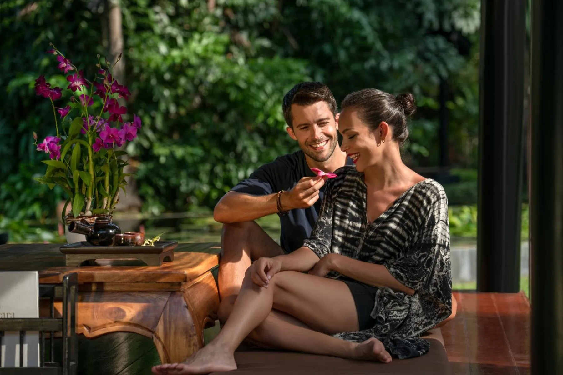 Garden in Anantara Bophut Koh Samui Resort