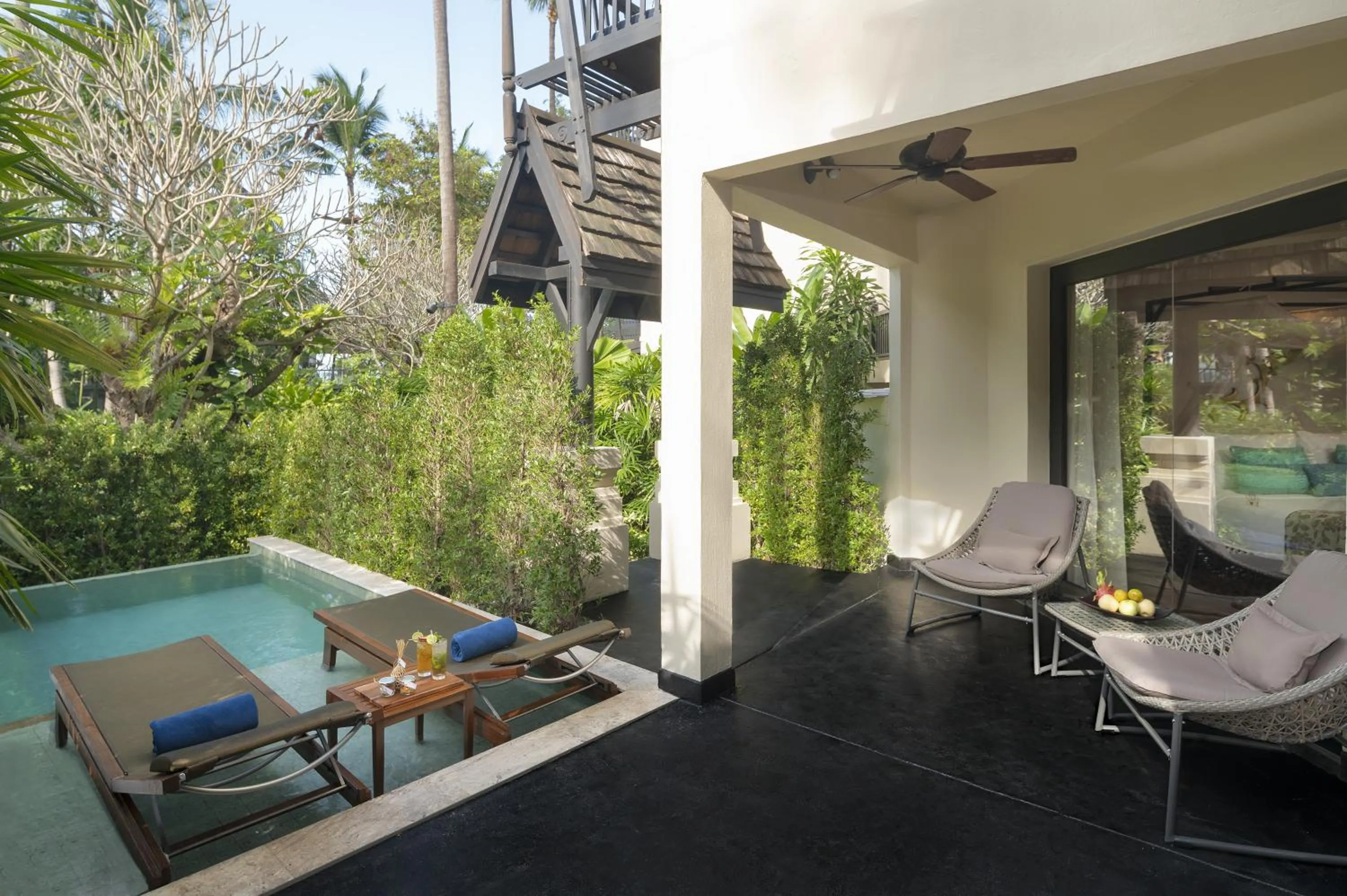 Garden view in Anantara Bophut Koh Samui Resort