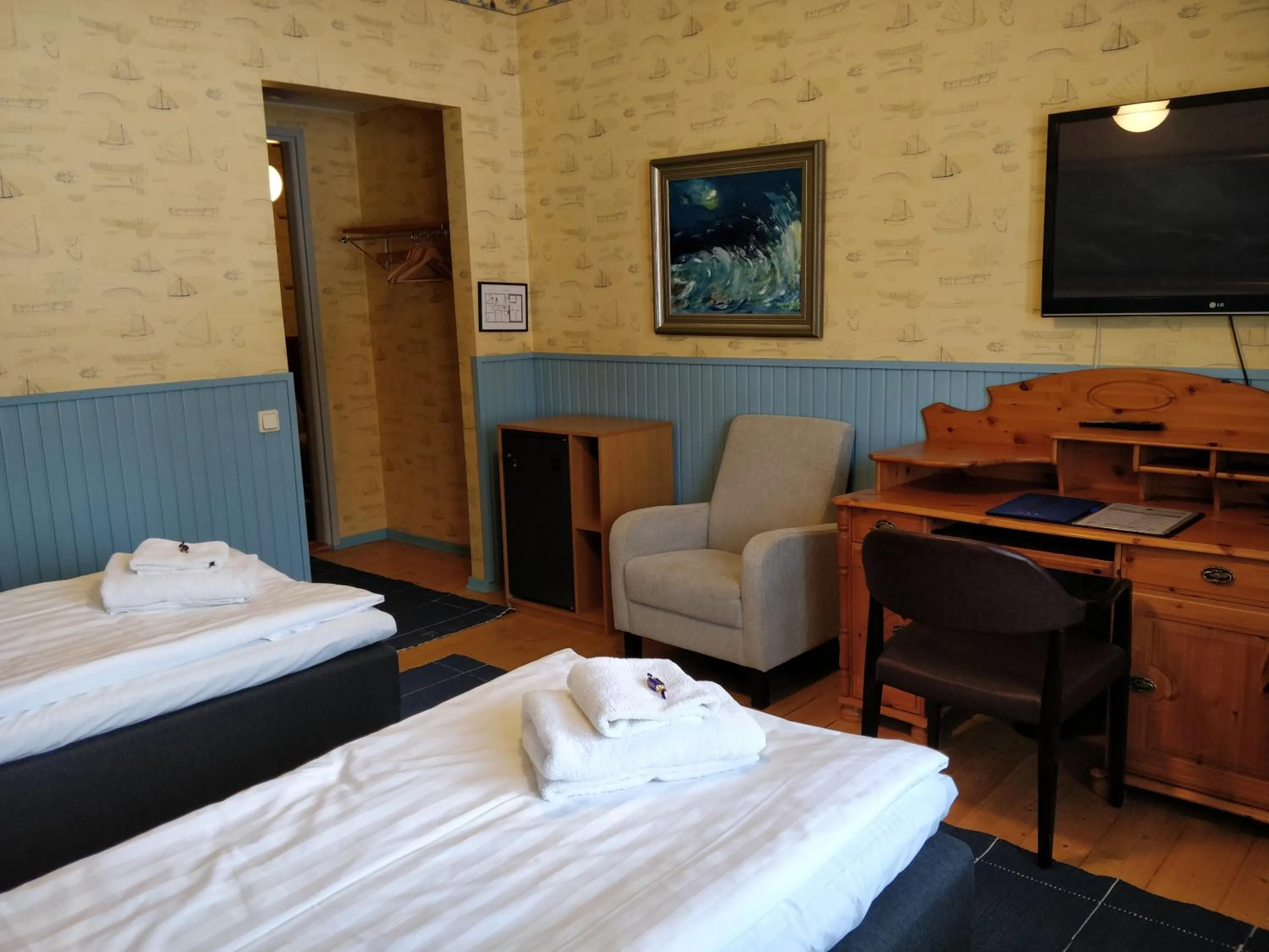 Bed in Gasthaus Pooki