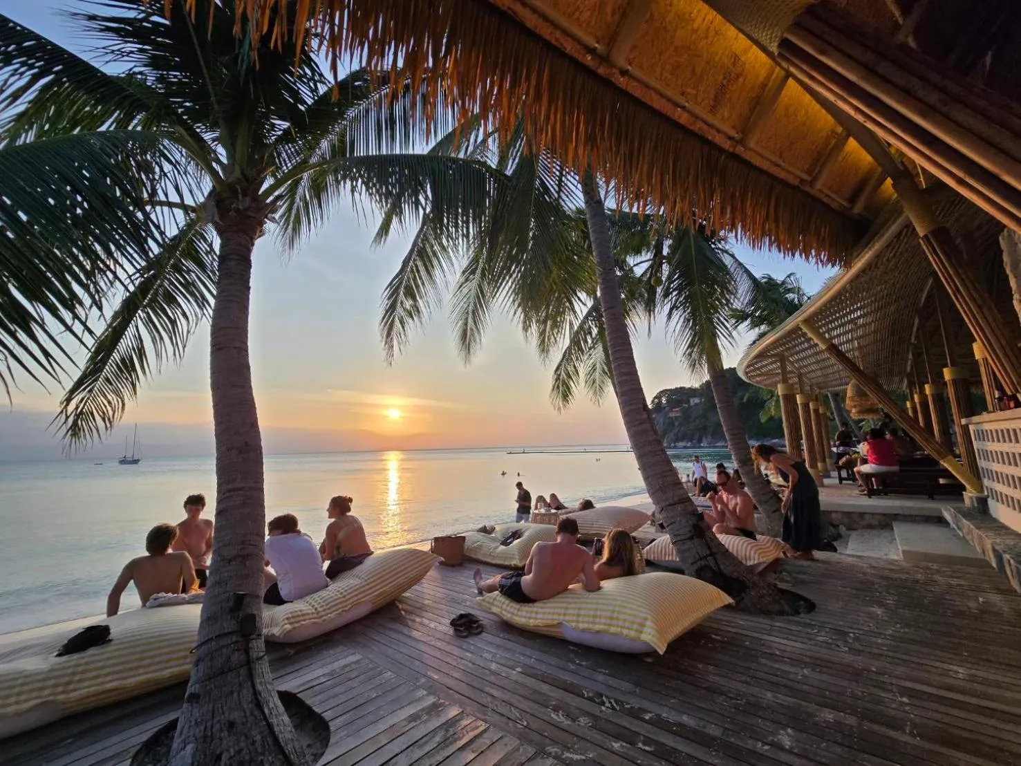 Sea view in Cocohut Beach Resort Koh Phangan