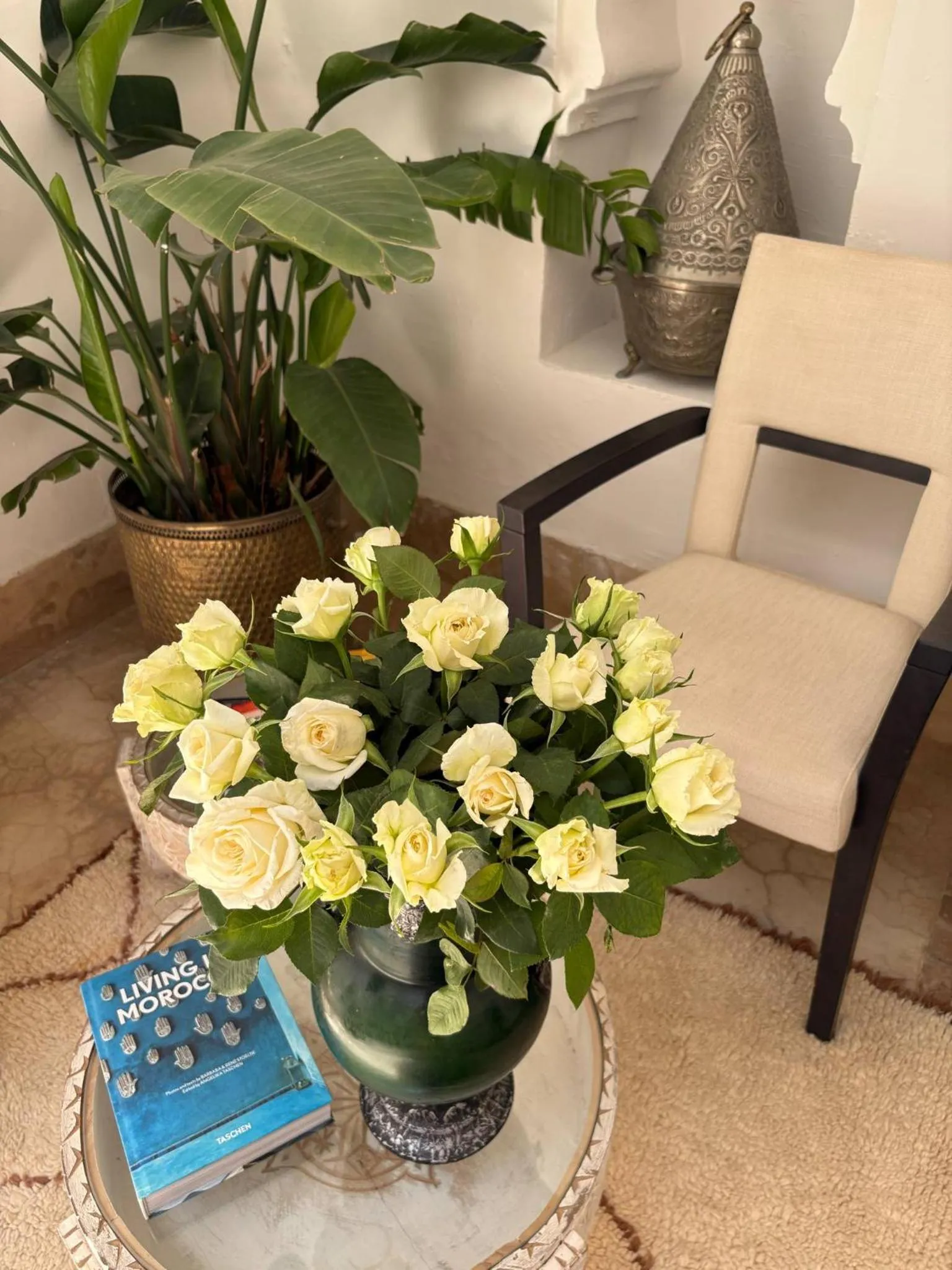 Seating area in Riad la Cigale