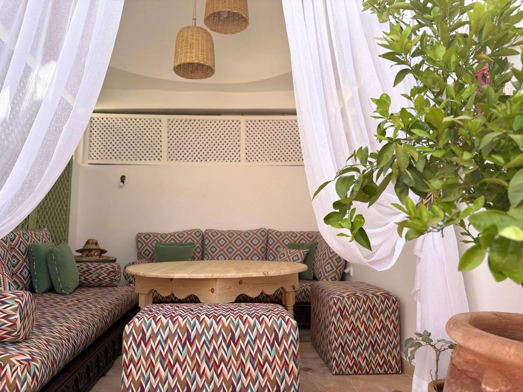 Balcony/Terrace in Riad la Cigale