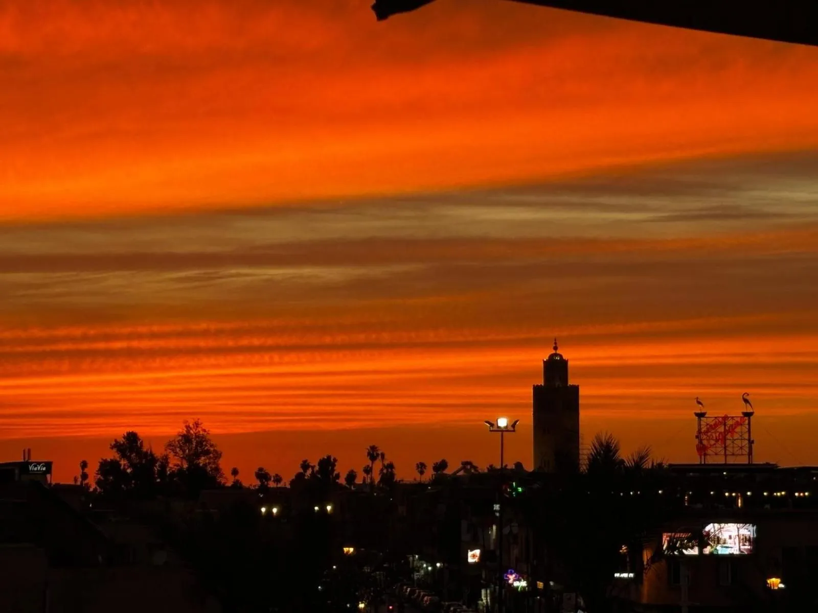 Sunset in Riad la Cigale