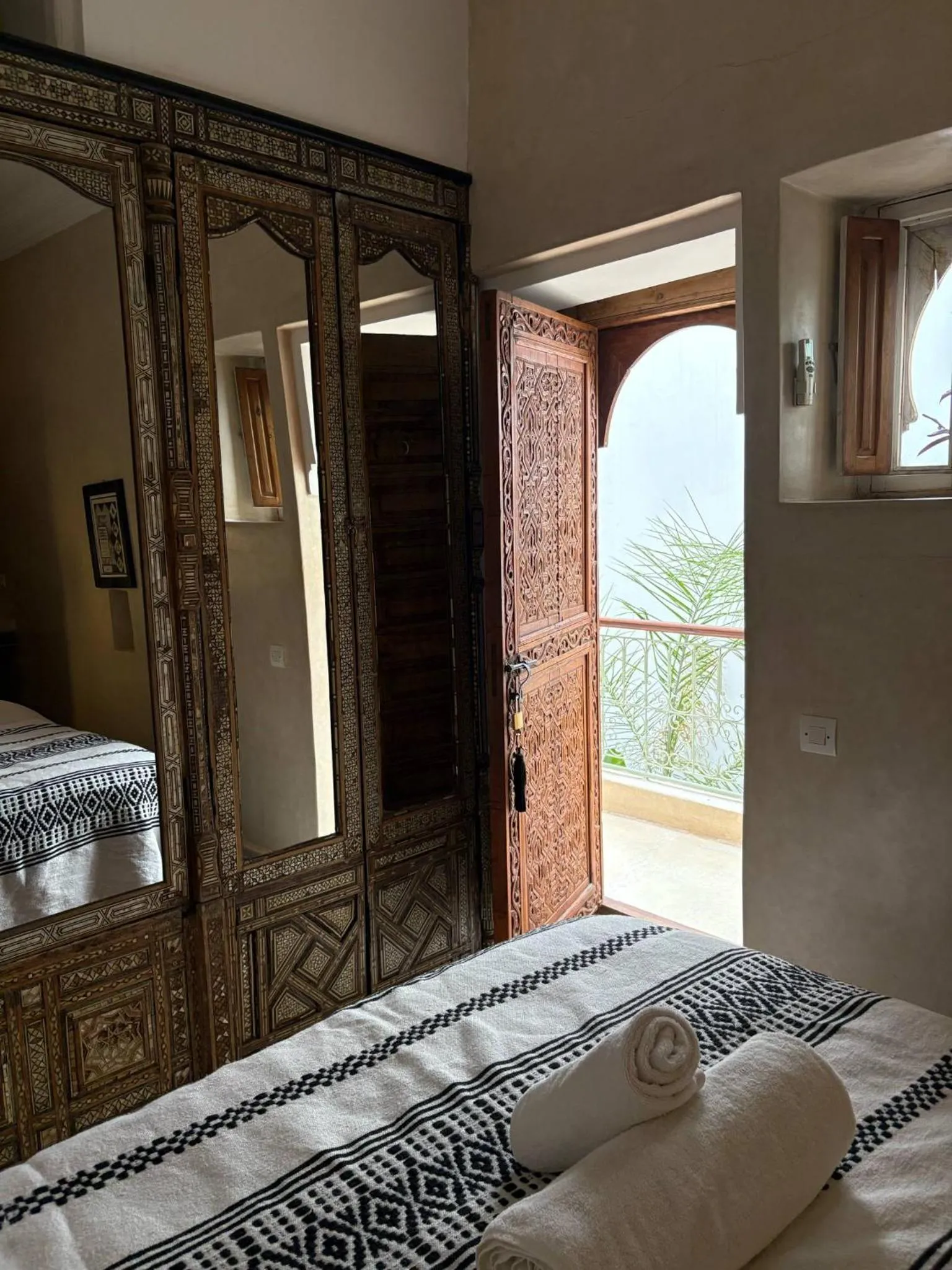 Bedroom, Bed in Riad la Cigale