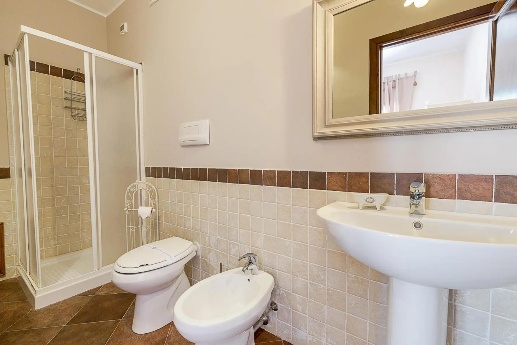 Bathroom in Hotel Villa Calandrino