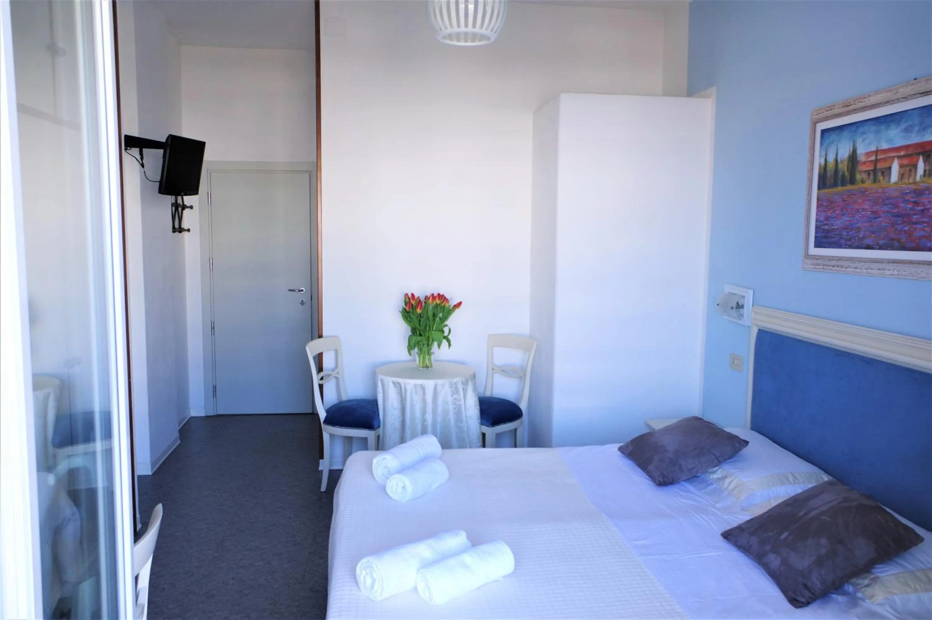 View (from property/room), Bed in Golf & Beach Hotel