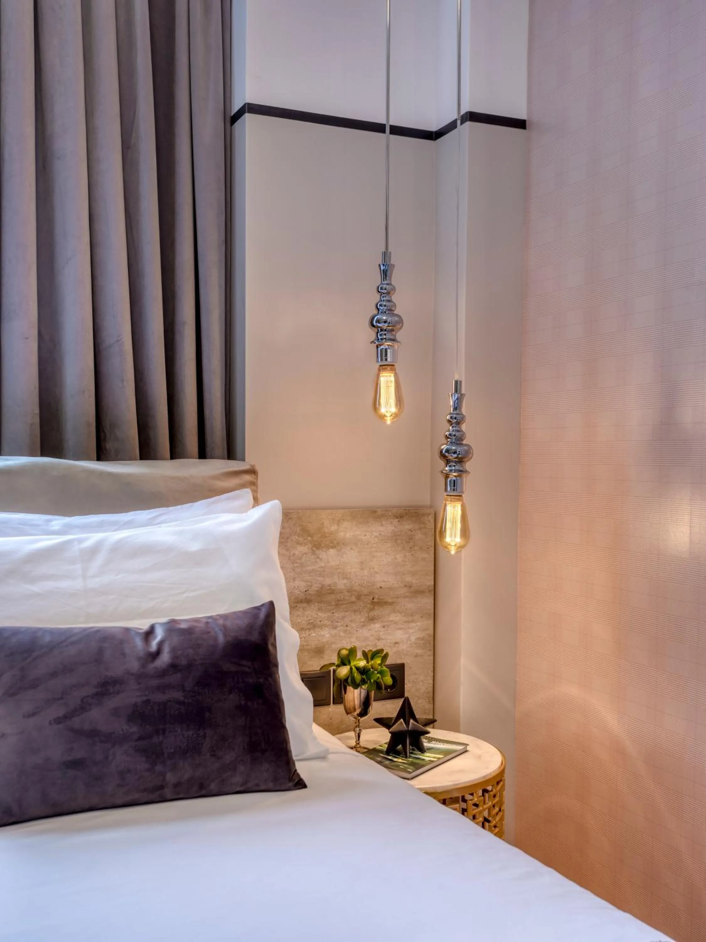 Decorative detail, Bed in The Pinnacle Athens