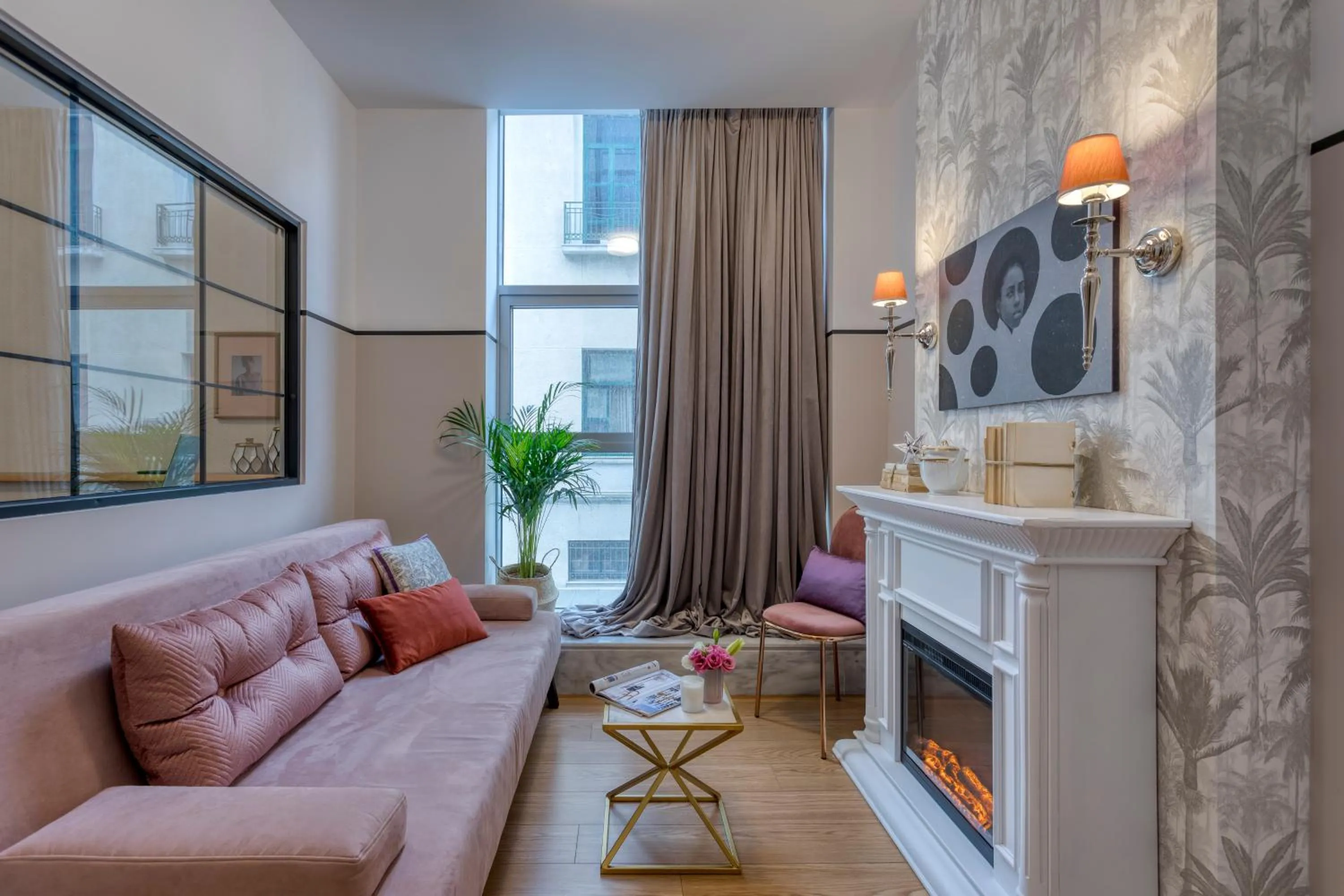 Living room in The Pinnacle Athens