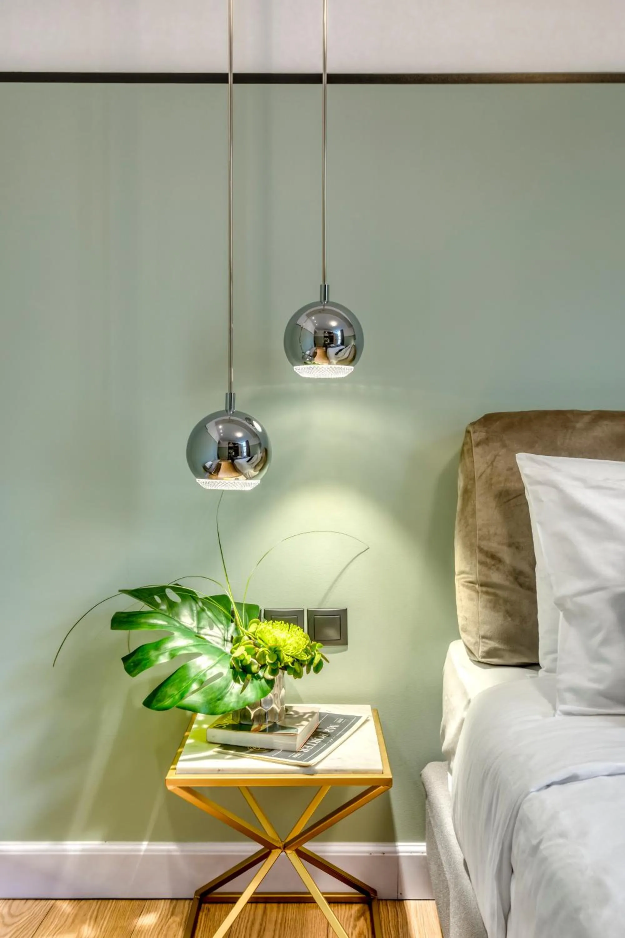 Decorative detail, Bed in The Pinnacle Athens