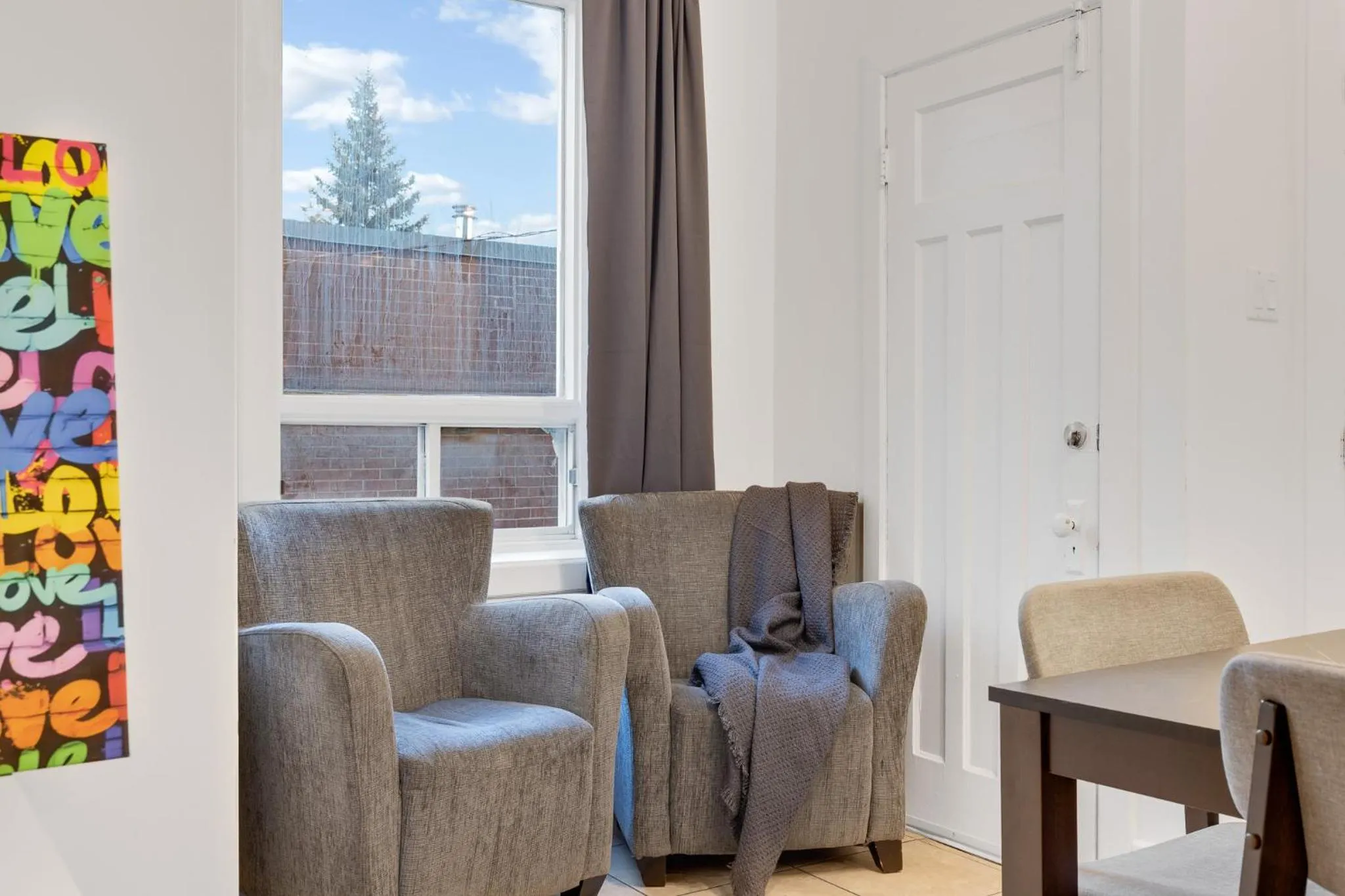 Living room in LiV MTL Chic