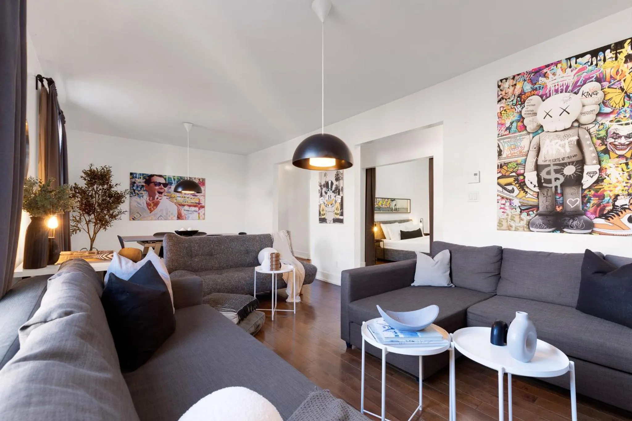 Living room in LiV MTL Chic