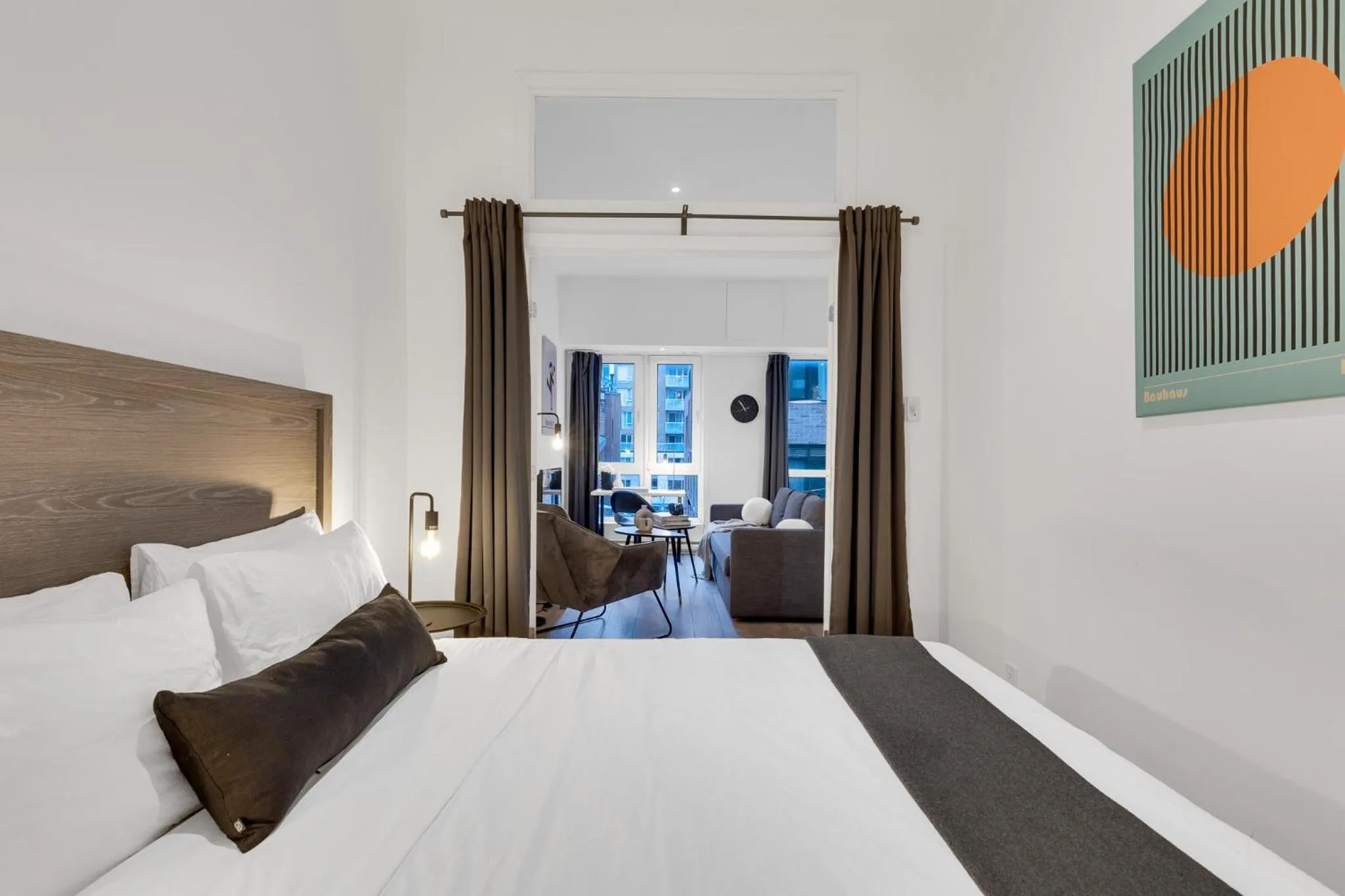 Bed in LiV MTL Downtown