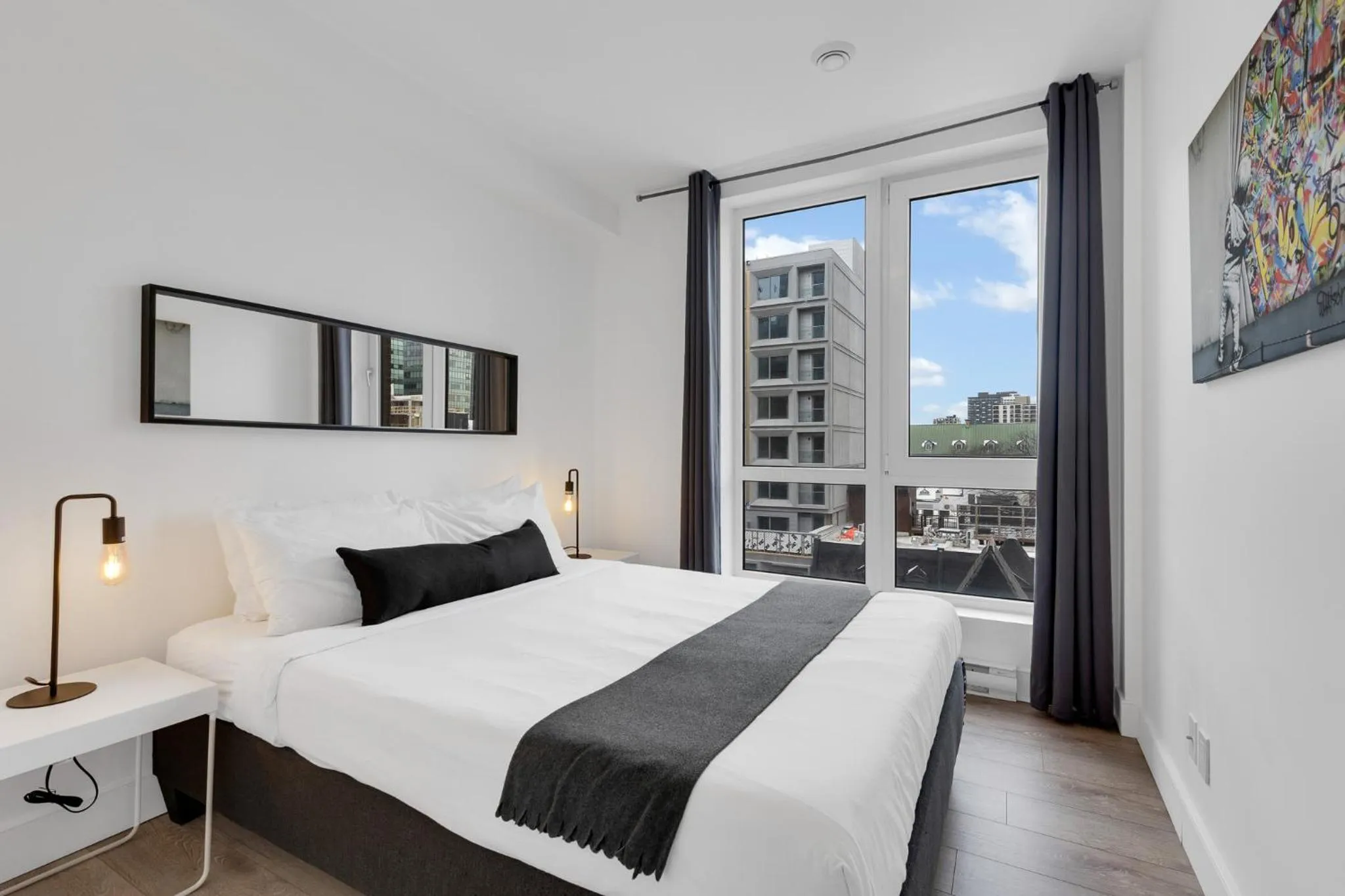 Bed in LiV MTL Downtown