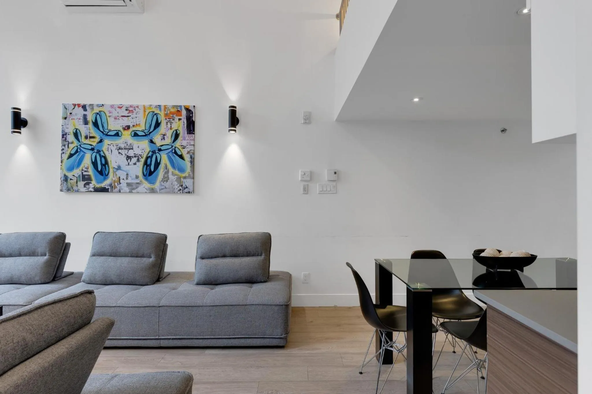 Living room in LiV MTL Downtown