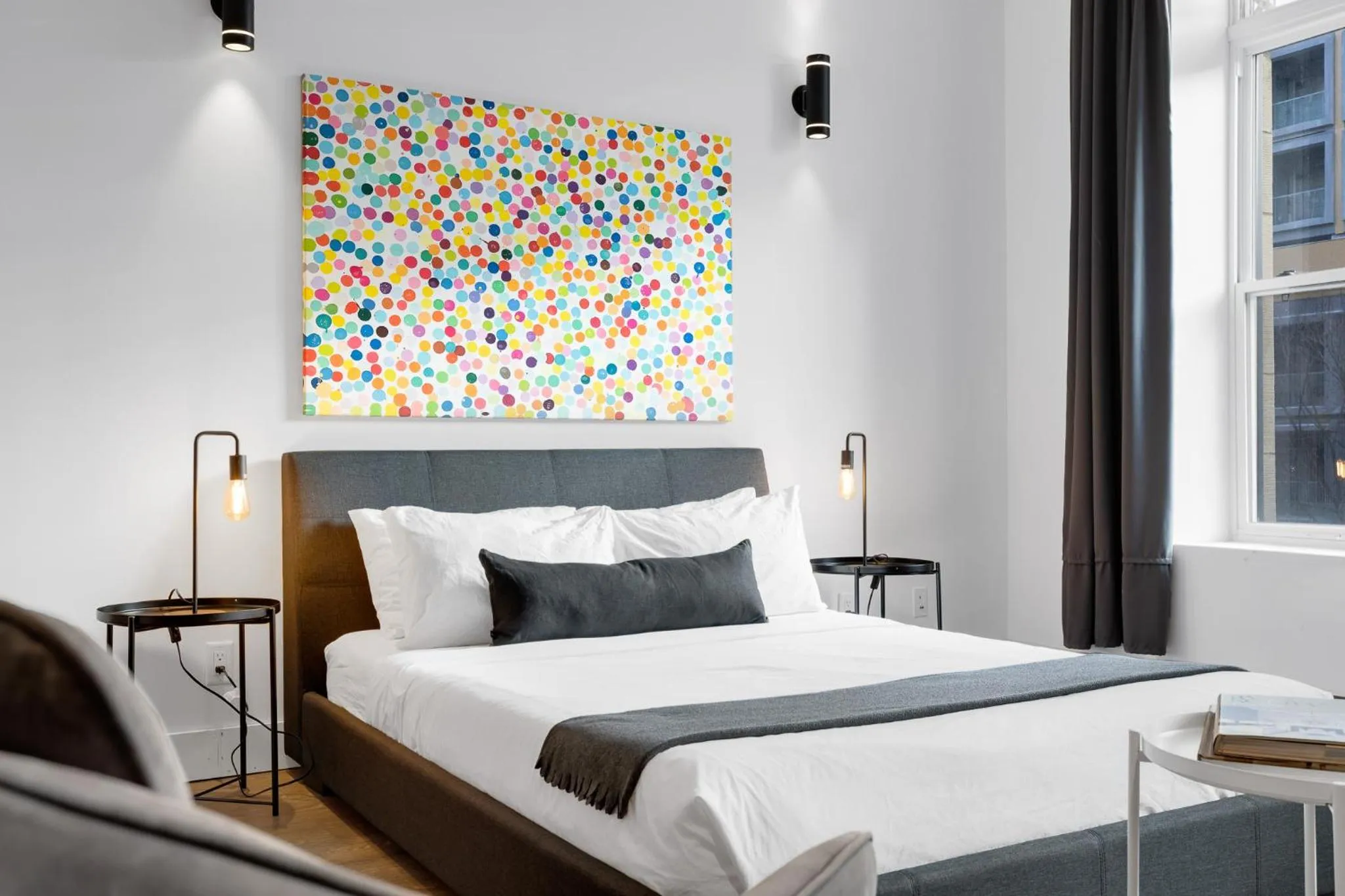 Bed in LiV MTL Downtown