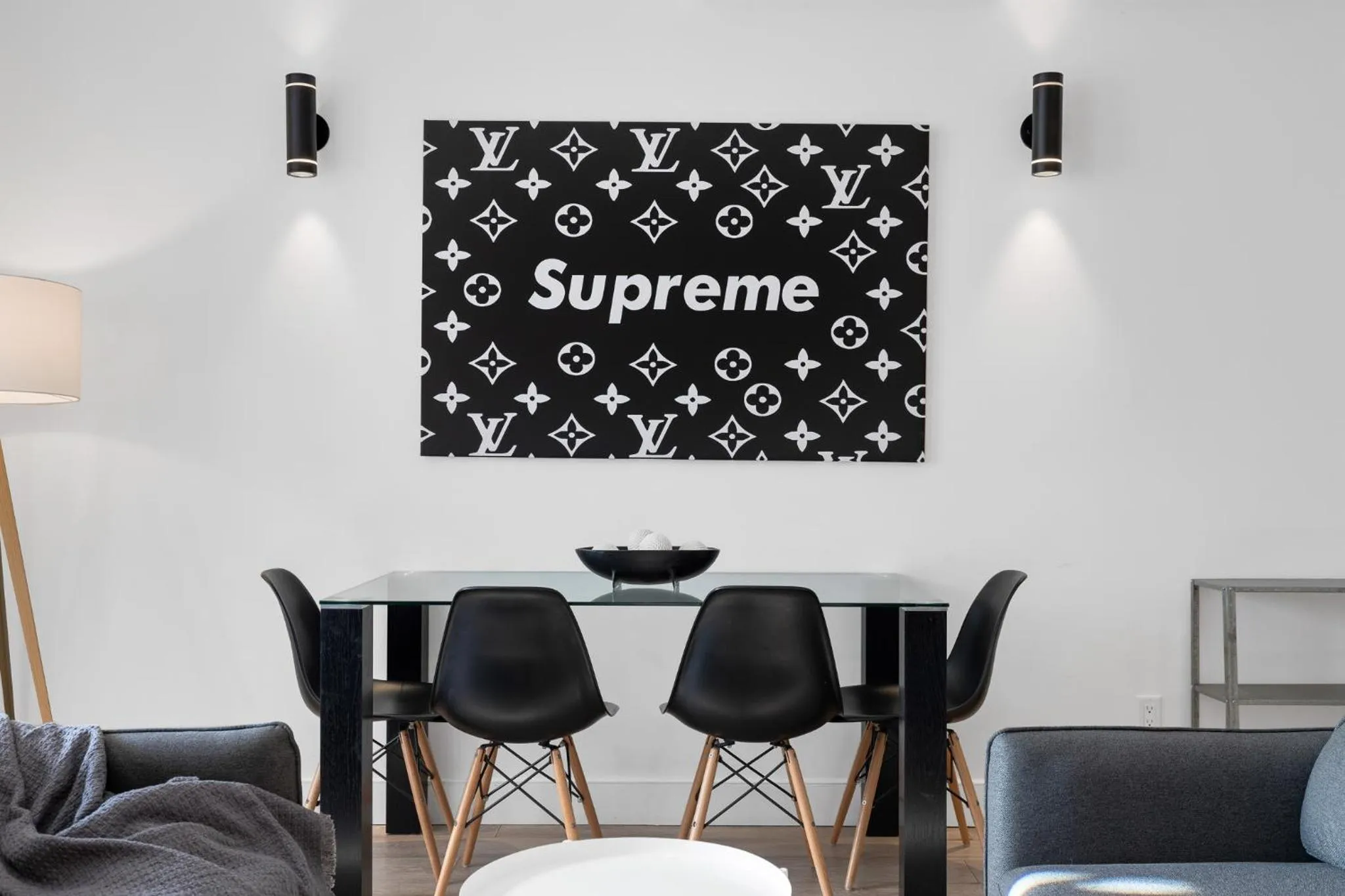 Living room in LiV MTL Downtown