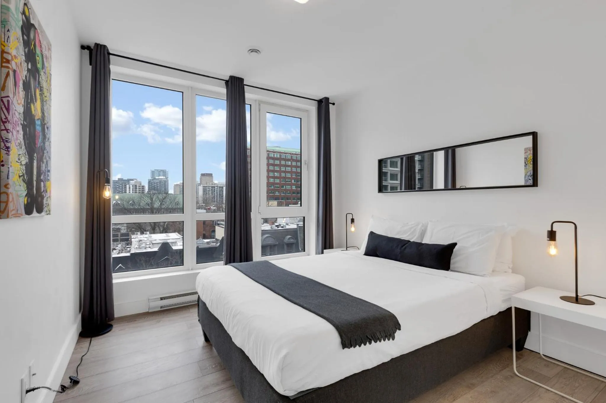 Bed in LiV MTL Downtown