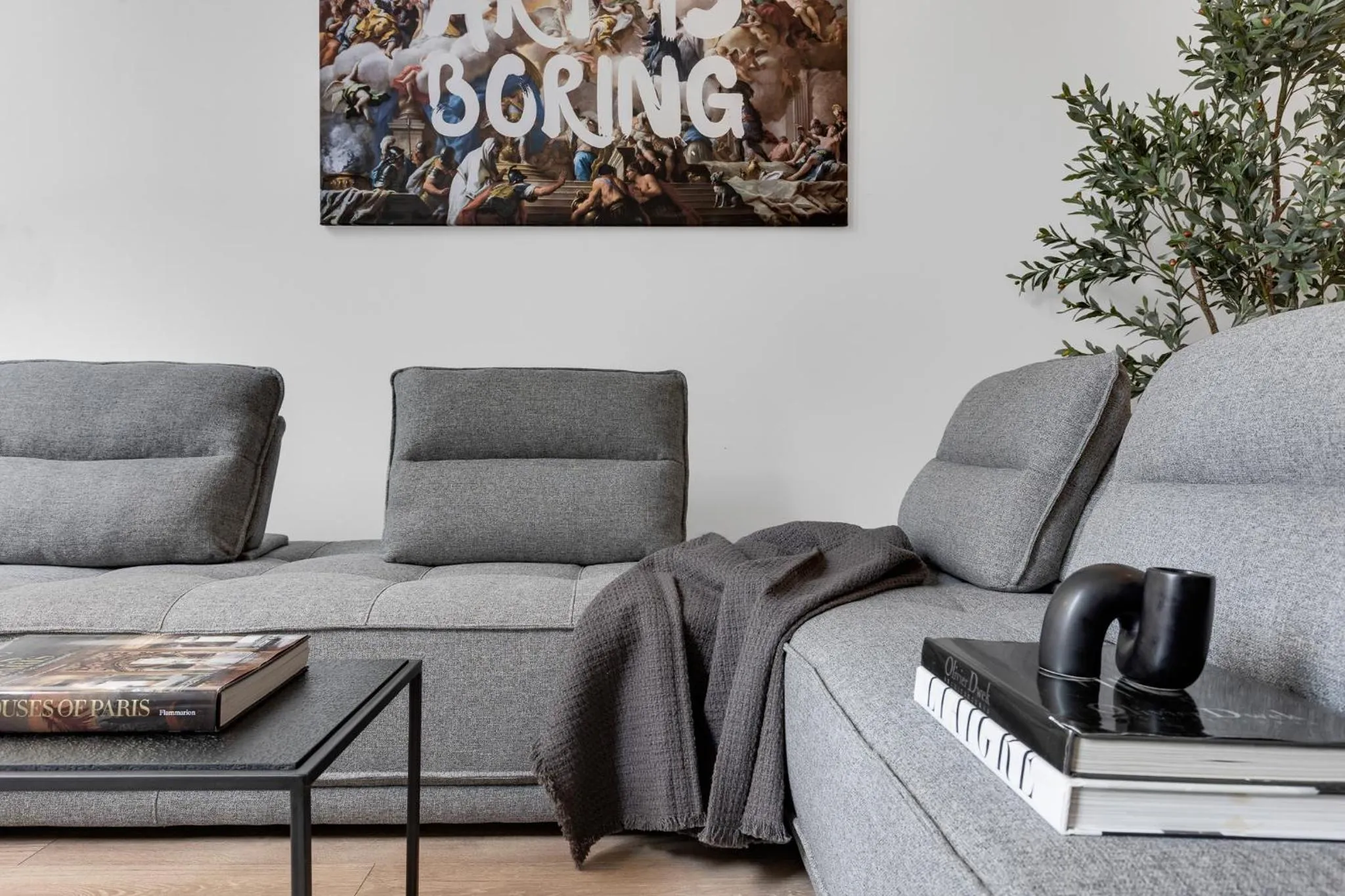 Living room in LiV MTL Downtown