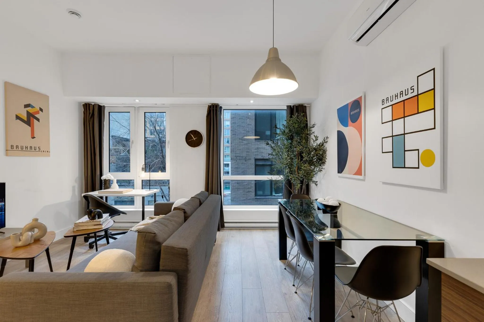 Living room in LiV MTL Downtown