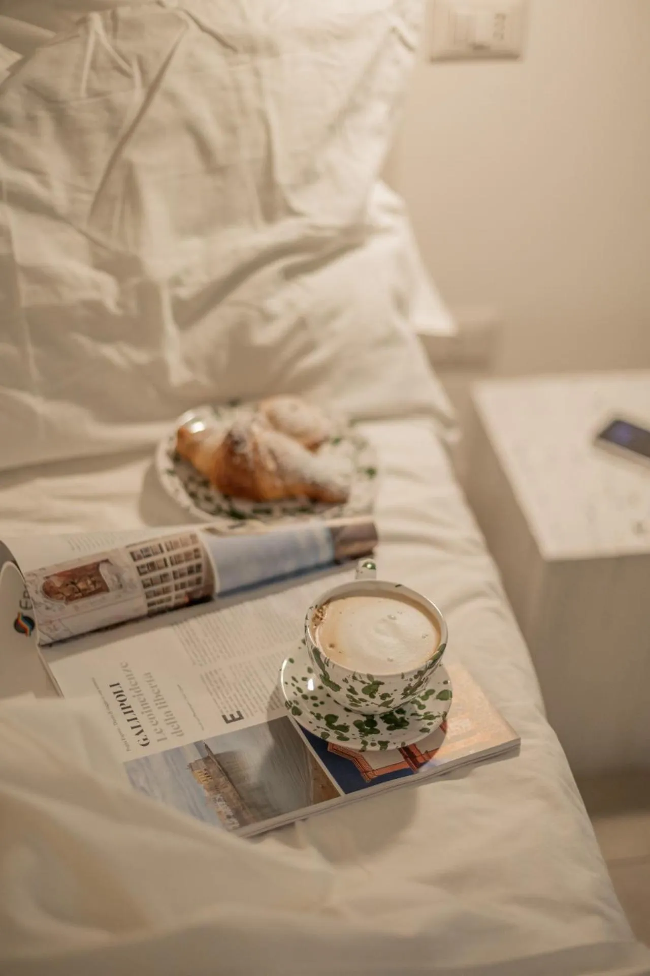 Bed in Palmieri Luxury Rooms