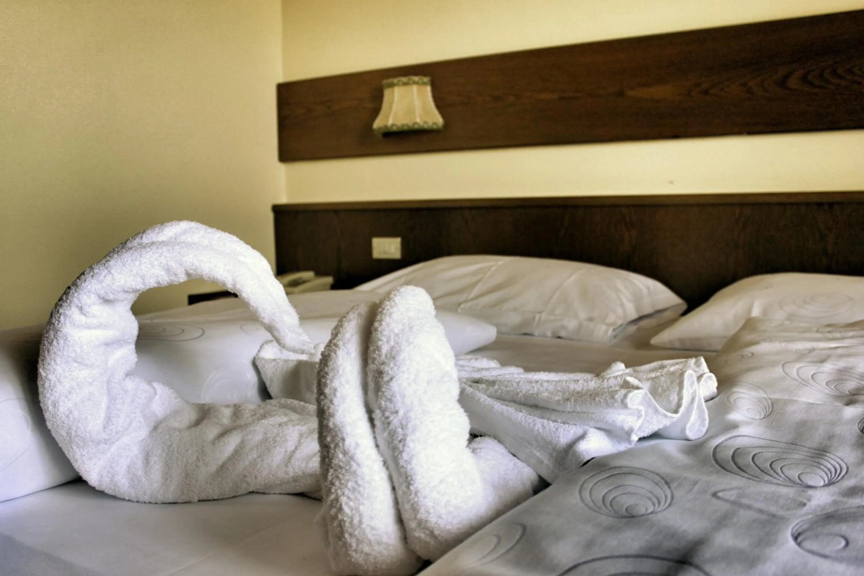 Bed in Panoramahotel Unterinnerhof