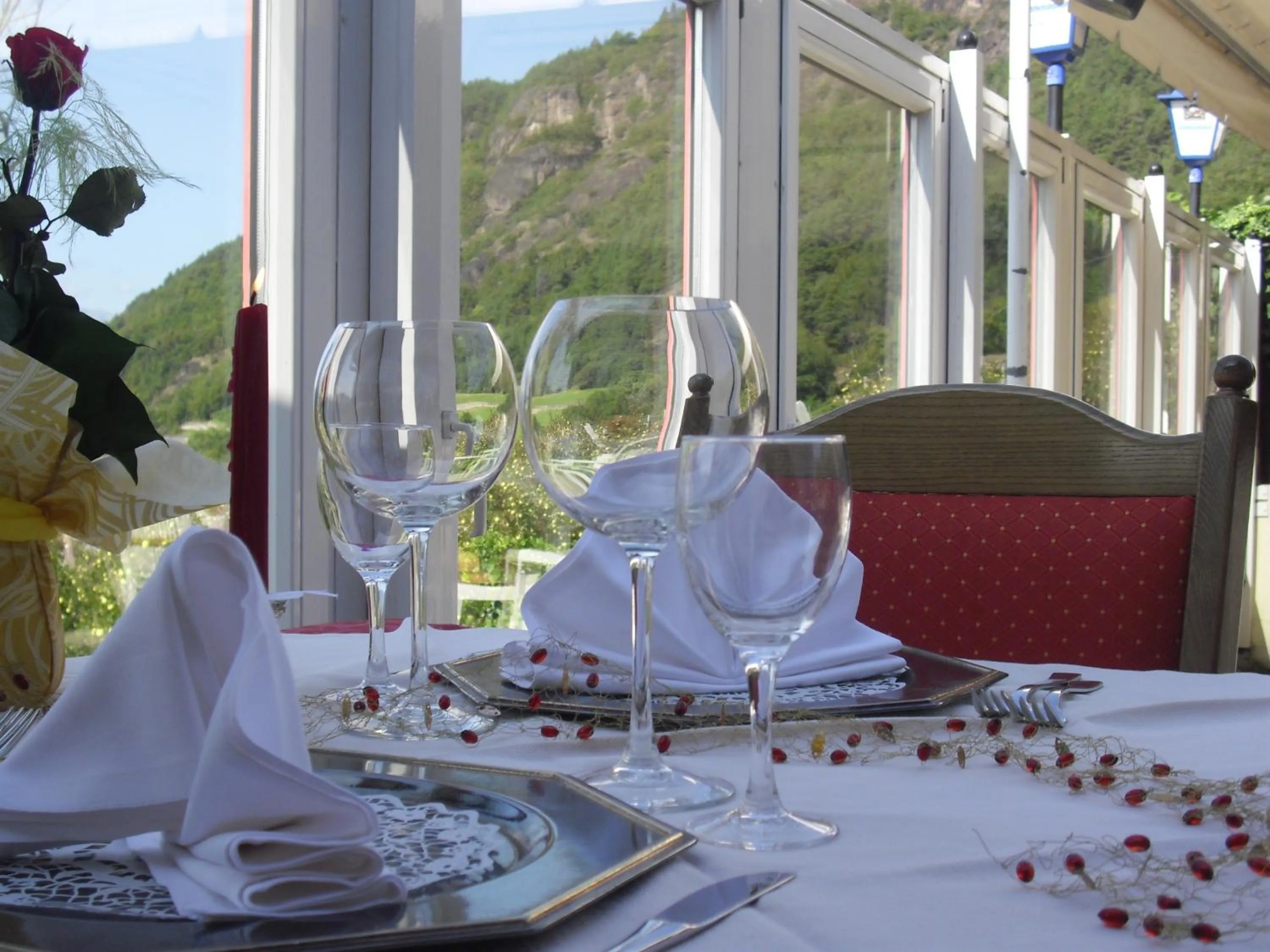 Restaurant/places to eat in Panoramahotel Unterinnerhof