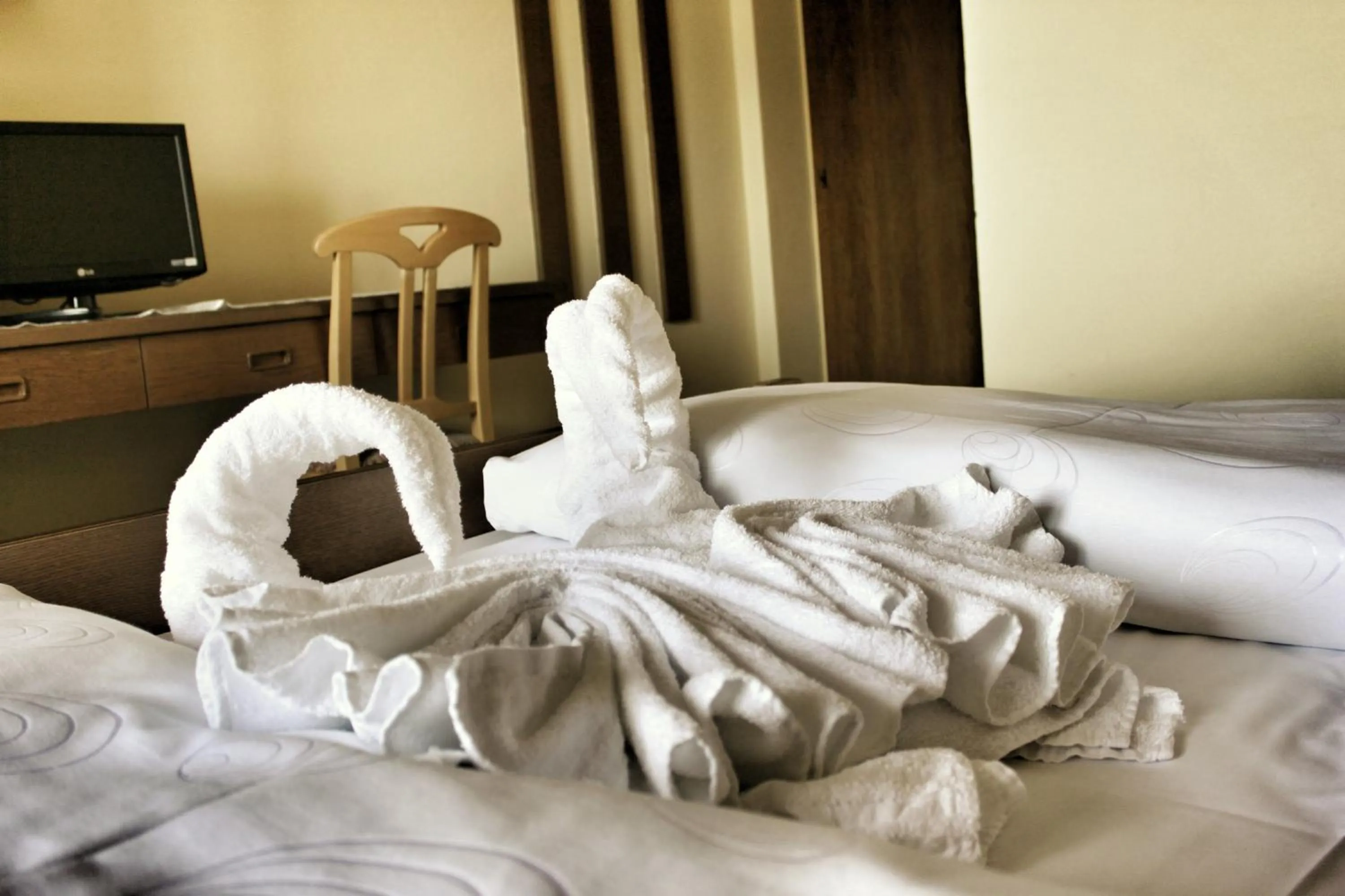 Bed in Panoramahotel Unterinnerhof