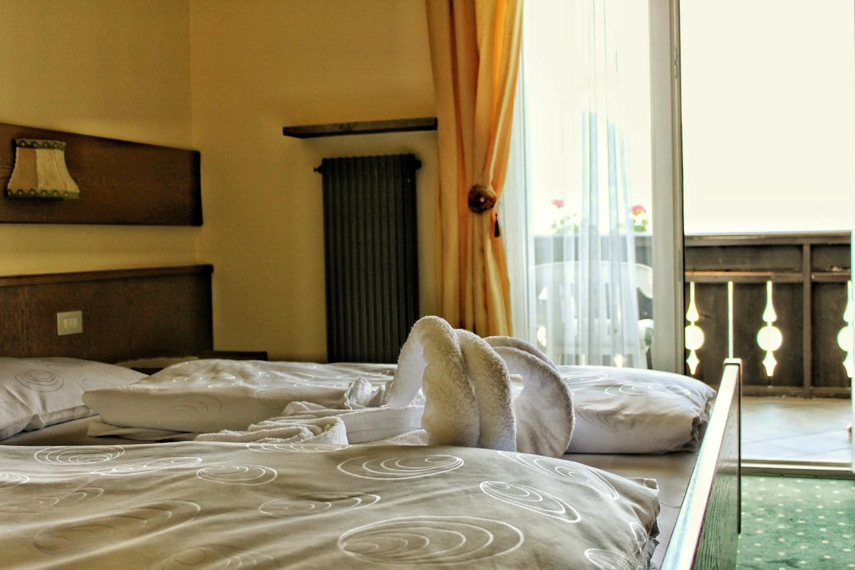 Bed in Panoramahotel Unterinnerhof