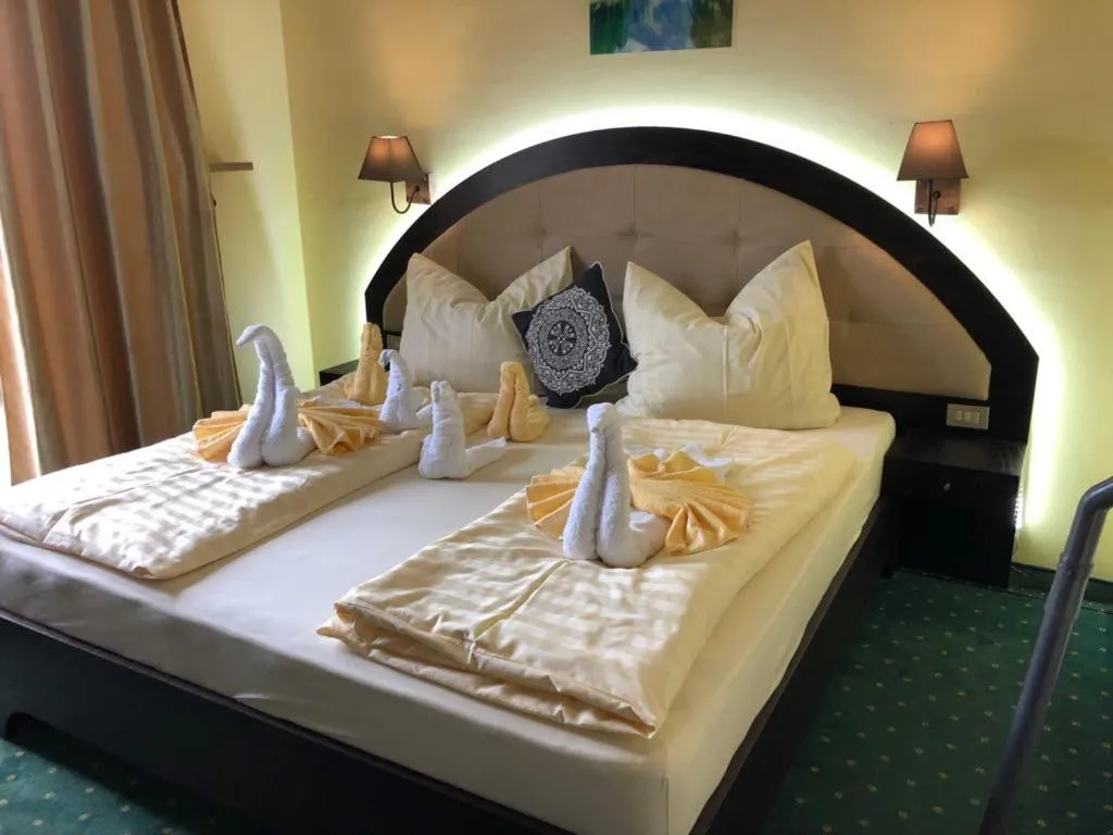 Bed in Panoramahotel Unterinnerhof