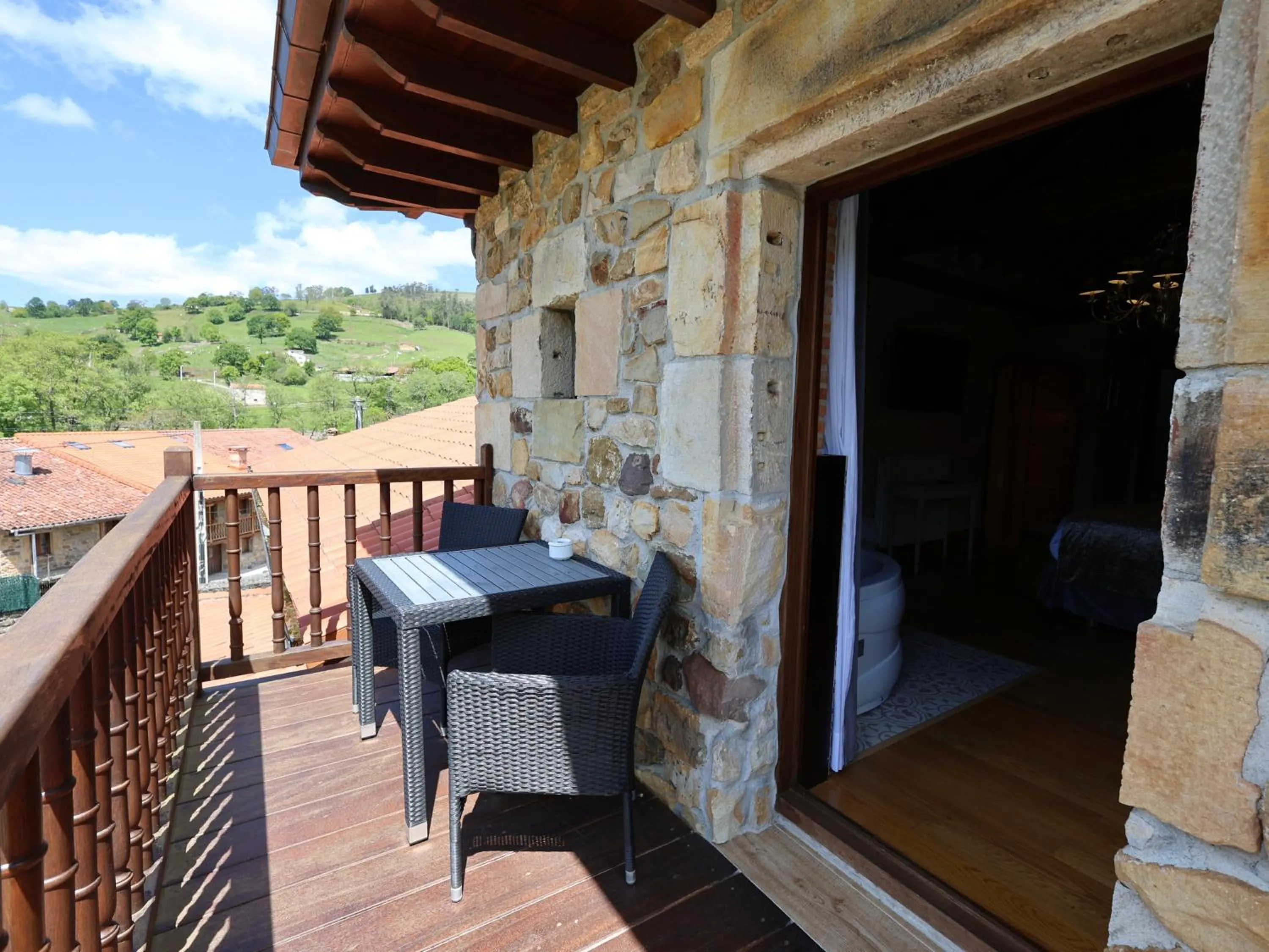 Balcony/Terrace in Akla Hotel Suites Valles Pasiegos