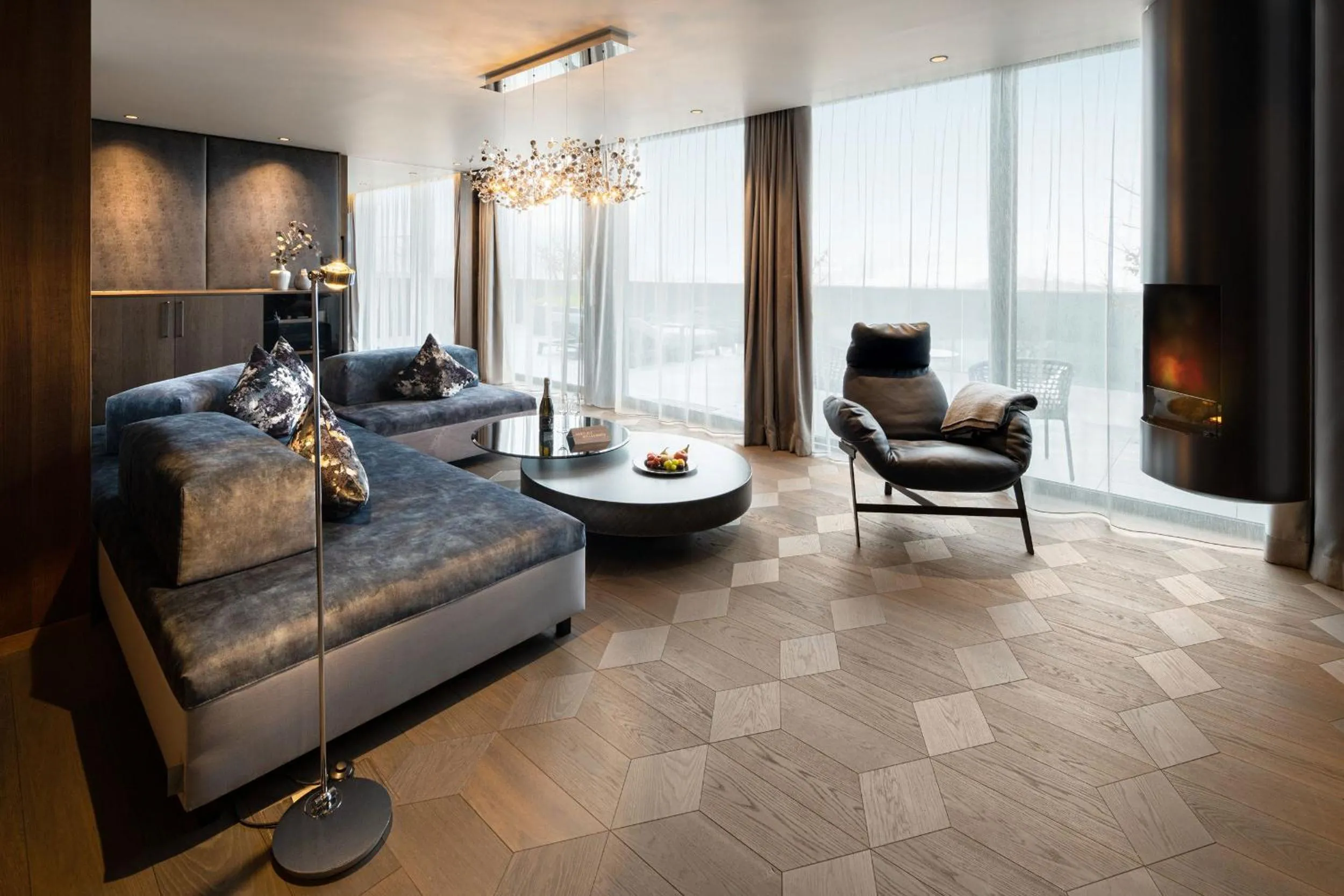 Living room in Wellness- & Sporthotel Jagdhof