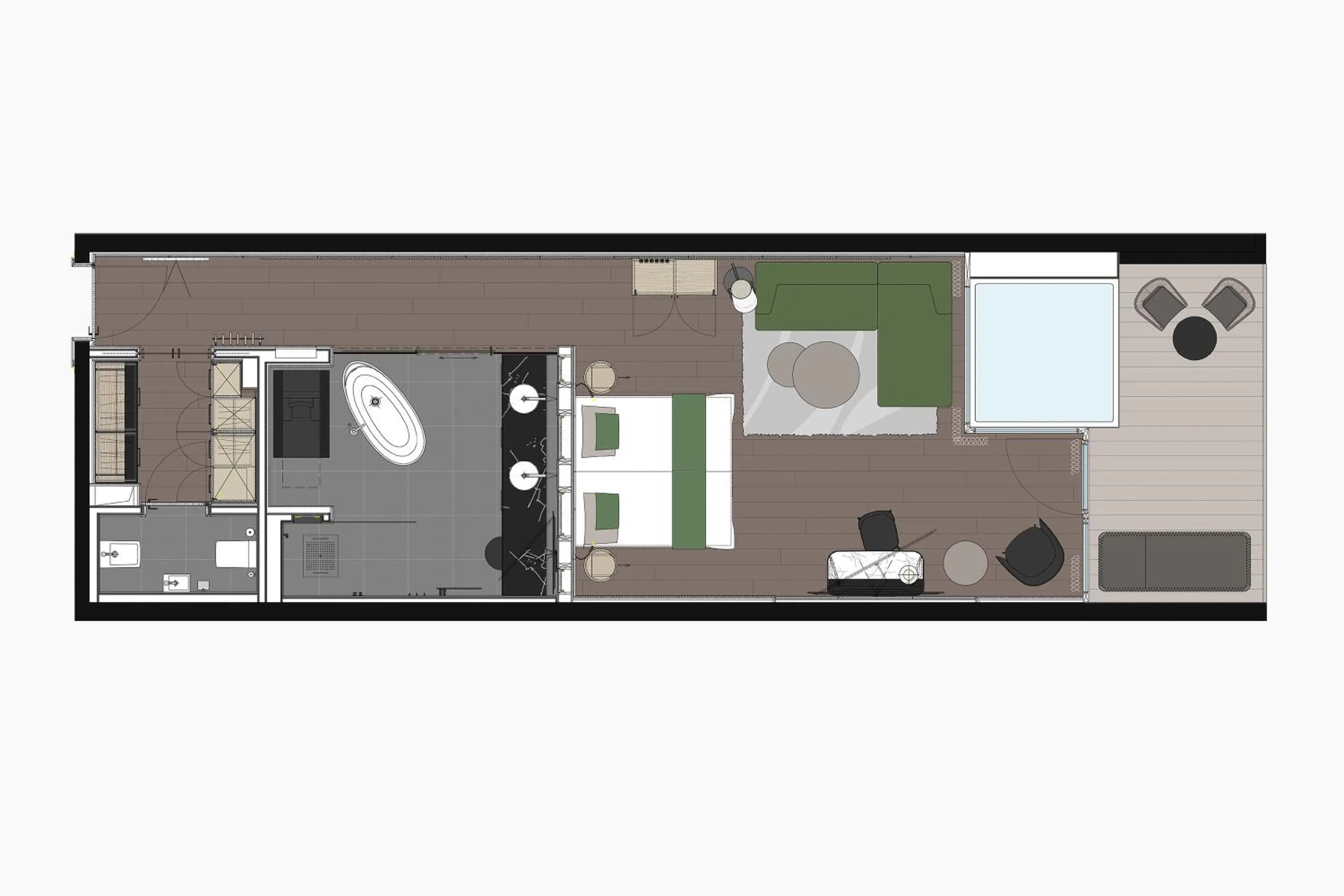 Floor plan in Wellness- & Sporthotel Jagdhof