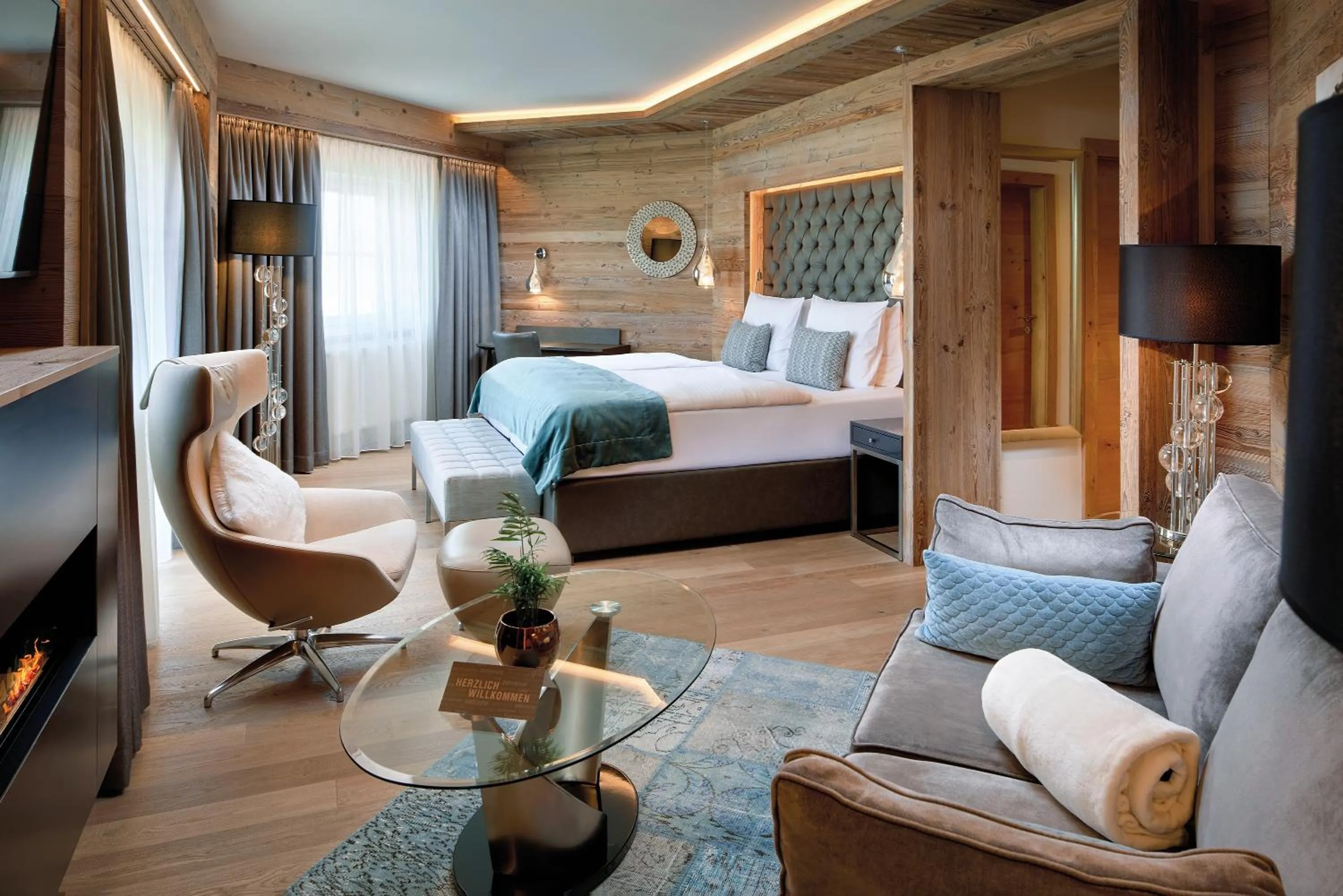 Photo of the whole room, Bed in Wellness- & Sporthotel Jagdhof