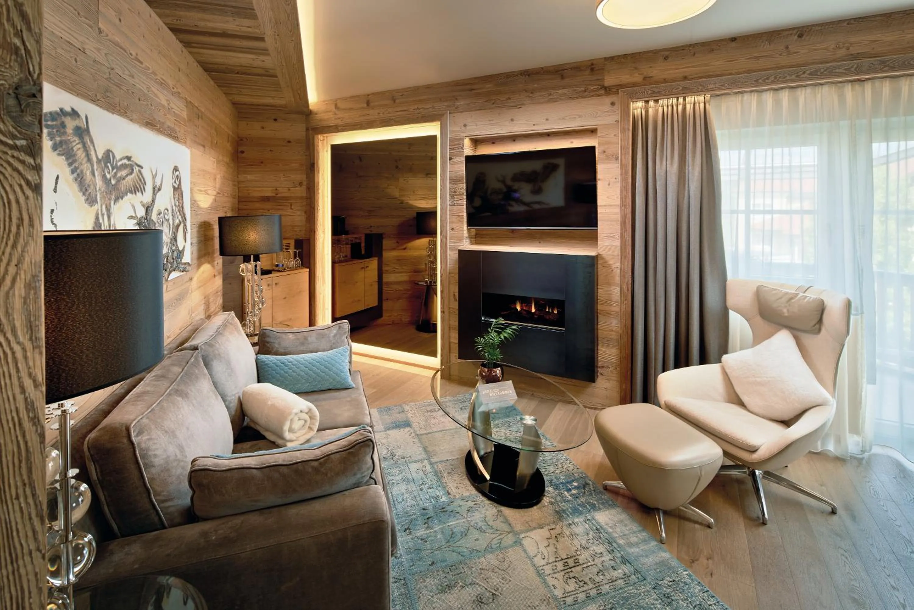 Living room in Wellness- & Sporthotel Jagdhof