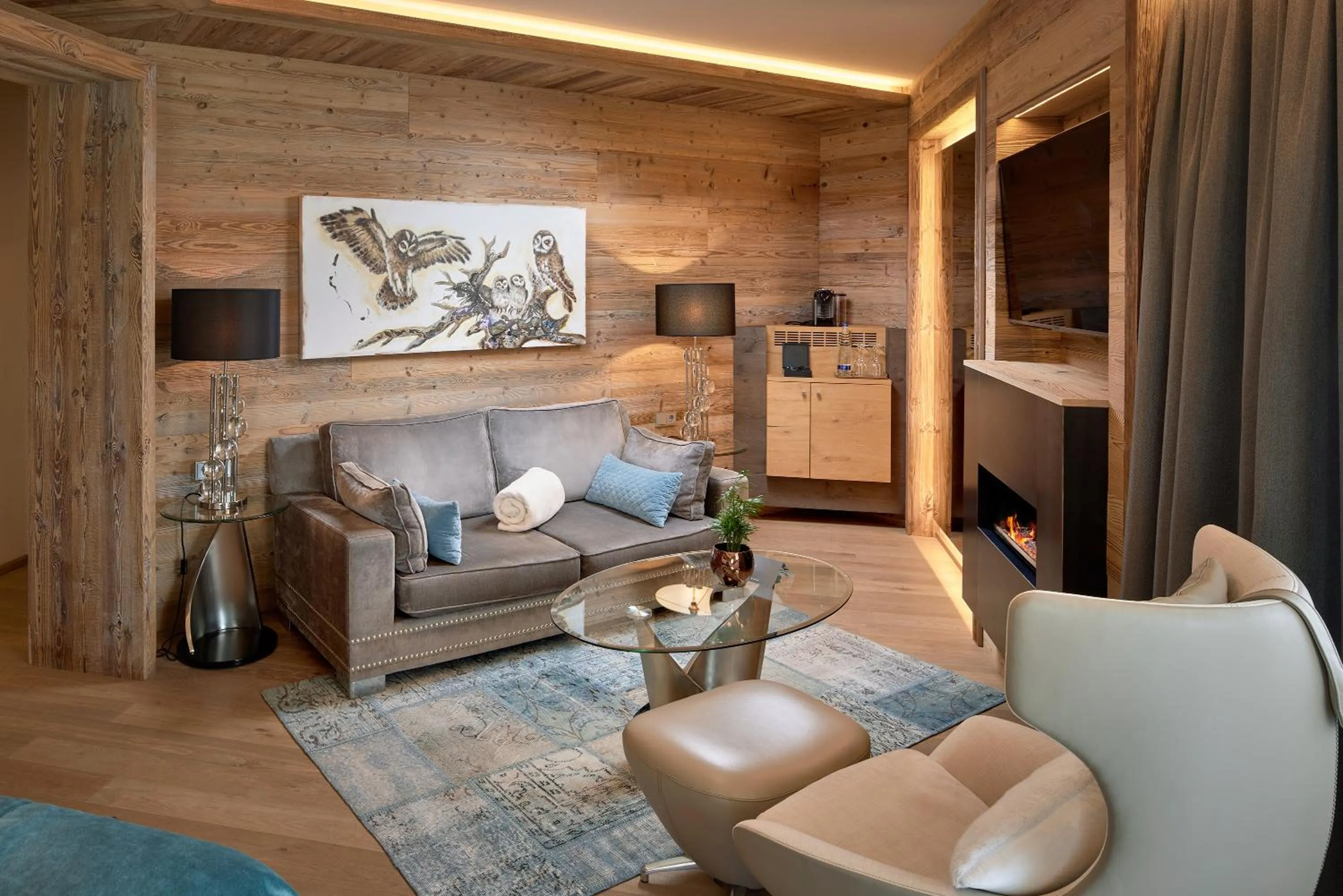 Living room in Wellness- & Sporthotel Jagdhof