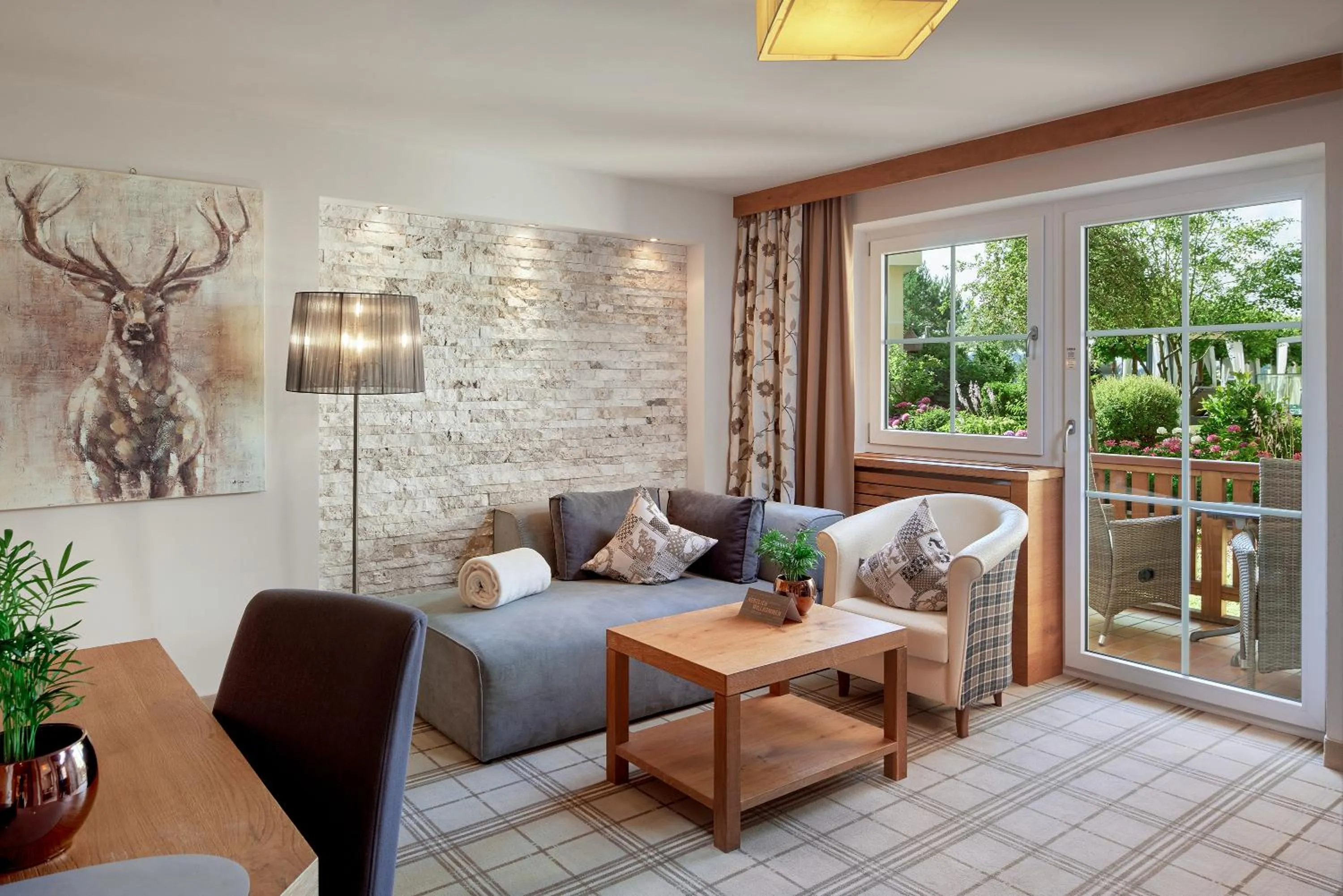 Living room in Wellness- & Sporthotel Jagdhof