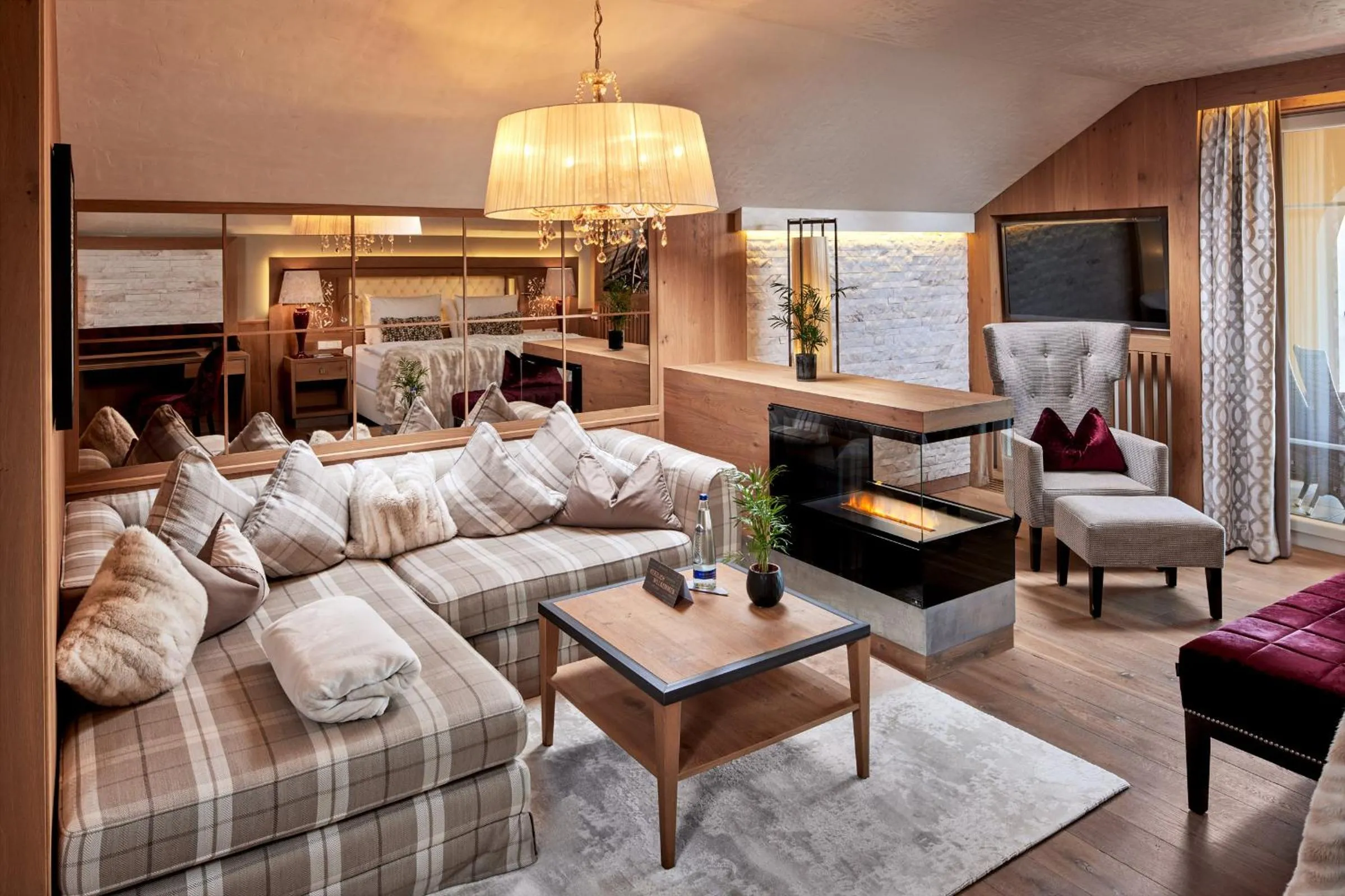 Living room in Wellness- & Sporthotel Jagdhof